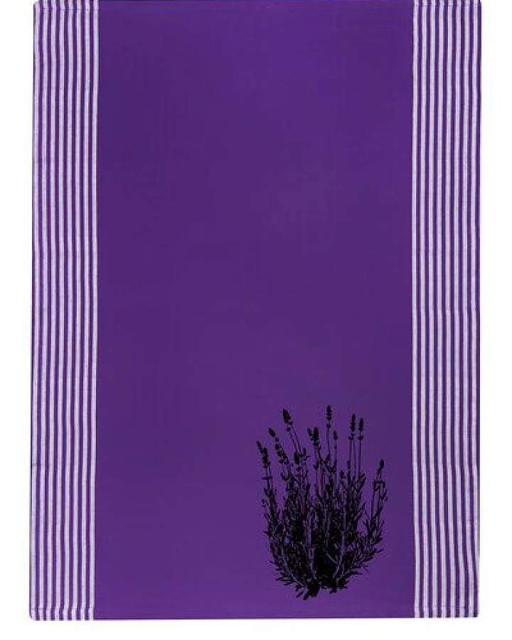 Hirschkind Bio & Fair-Trade-Geschirrtuch "Lavendel" lila