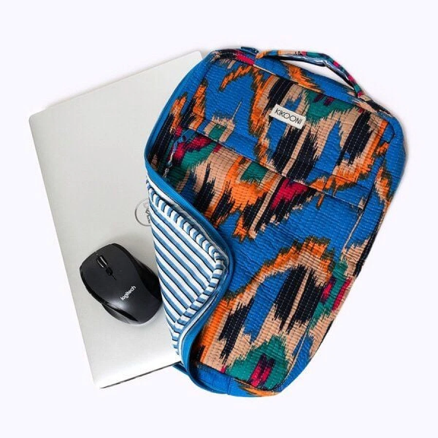 Blue Ikat