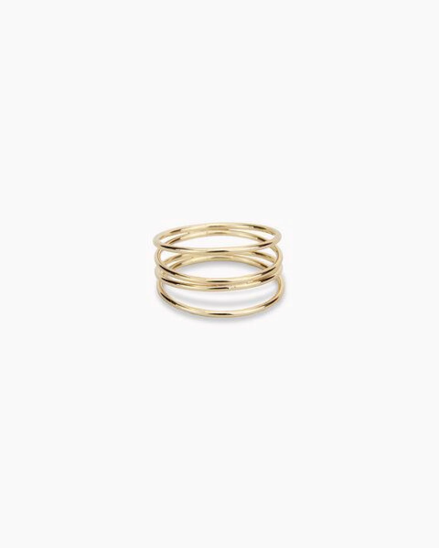 lille mus Ring 'Loop Basic' 925 Silber / vergoldet – Ansicht 4