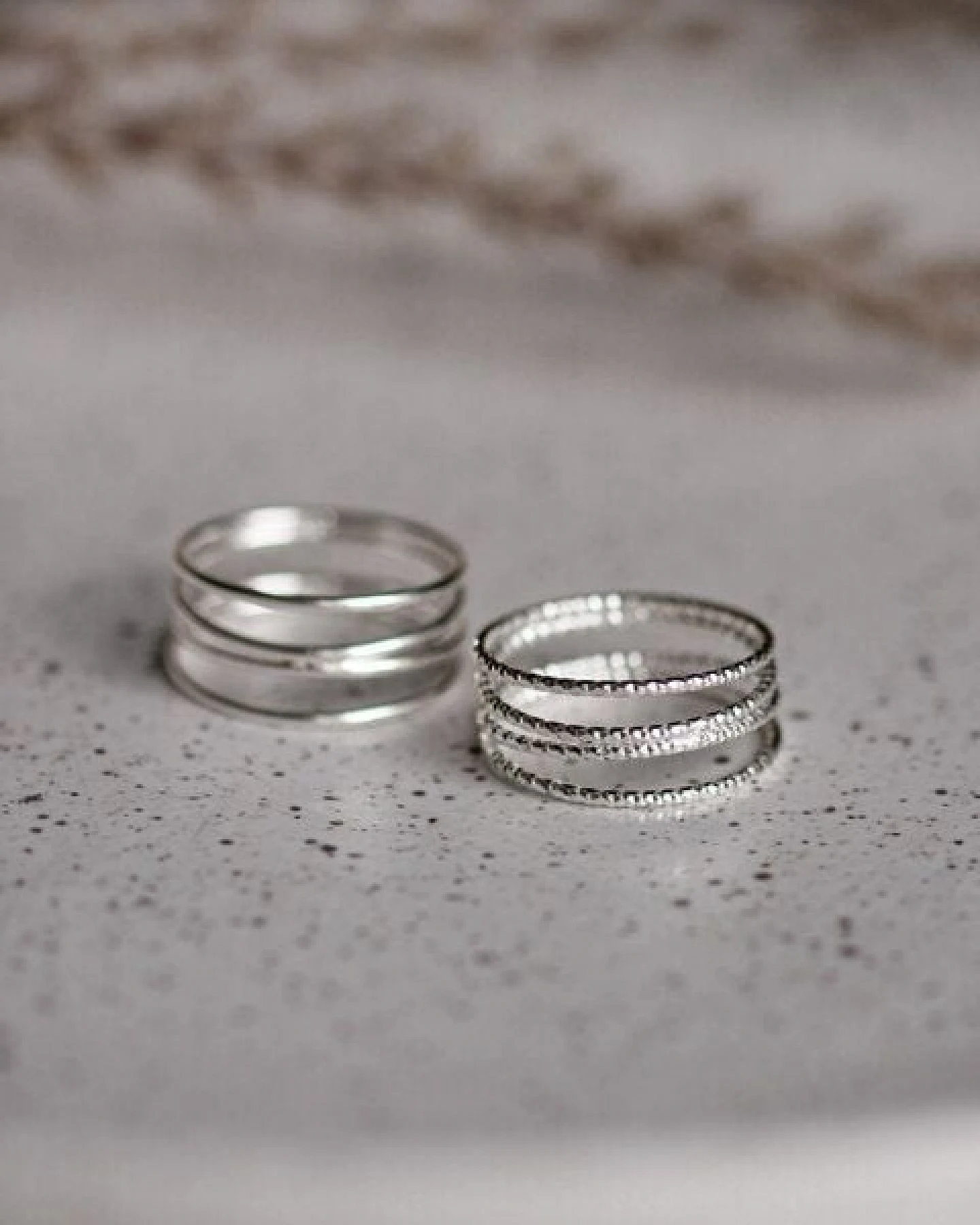 lille mus Ring 'Loop Glitzer' 925 Silber / vergoldet – Ansicht 4