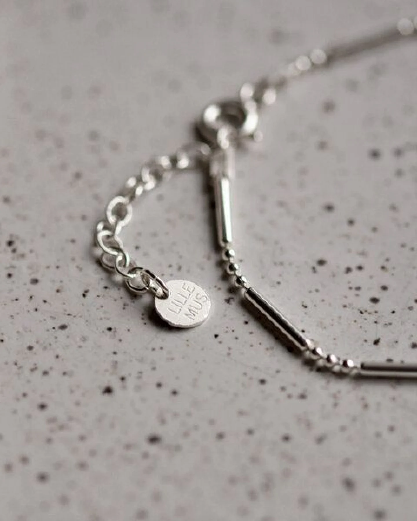 lille mus Armband 'Perlenstab' 925 Silber / vergoldet – Ansicht 2