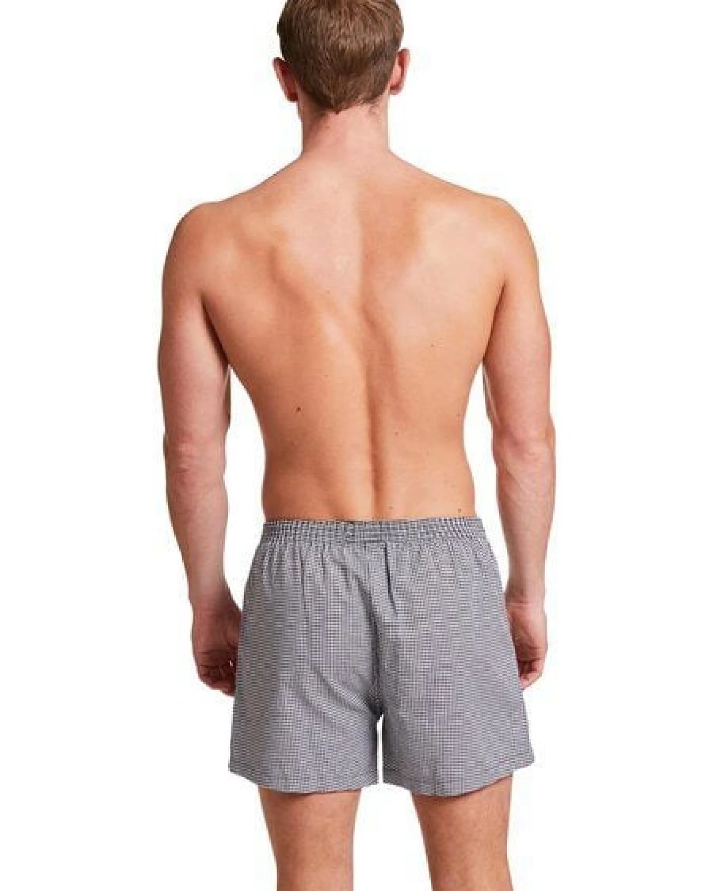 VATTER Boxer Short "Loose Larry" Schwarz/Weiß Kariert – Ansicht 3