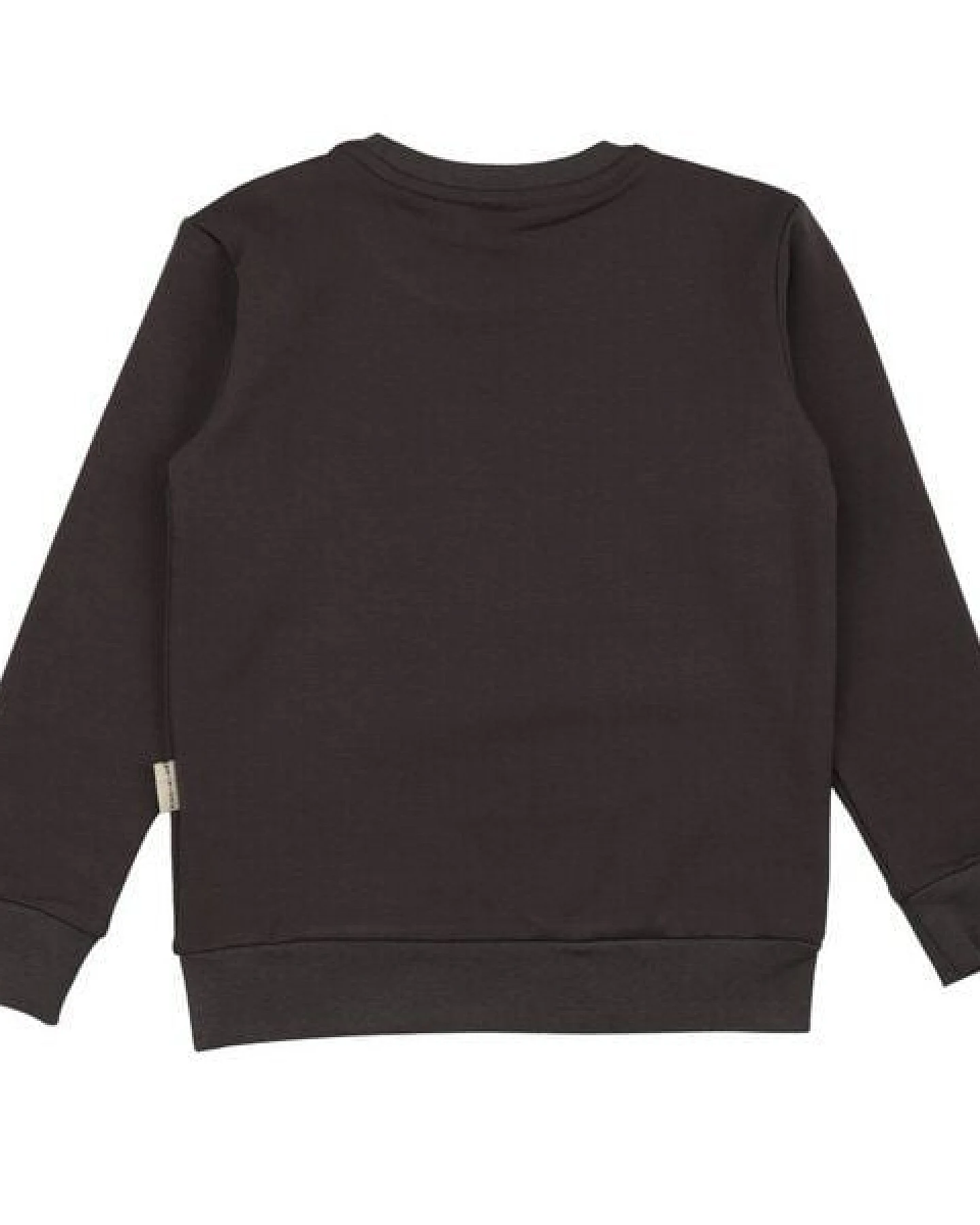 Kleinkinder Sweatshirt Anthrazit aus Baumwolle mit Elasthan – kuschelweicher Walkiddy Pullover für Alltag, Kita, Freizeit, Lagenlook & kühle Tage, nachhaltige Kinderkleidung – Ansicht 4