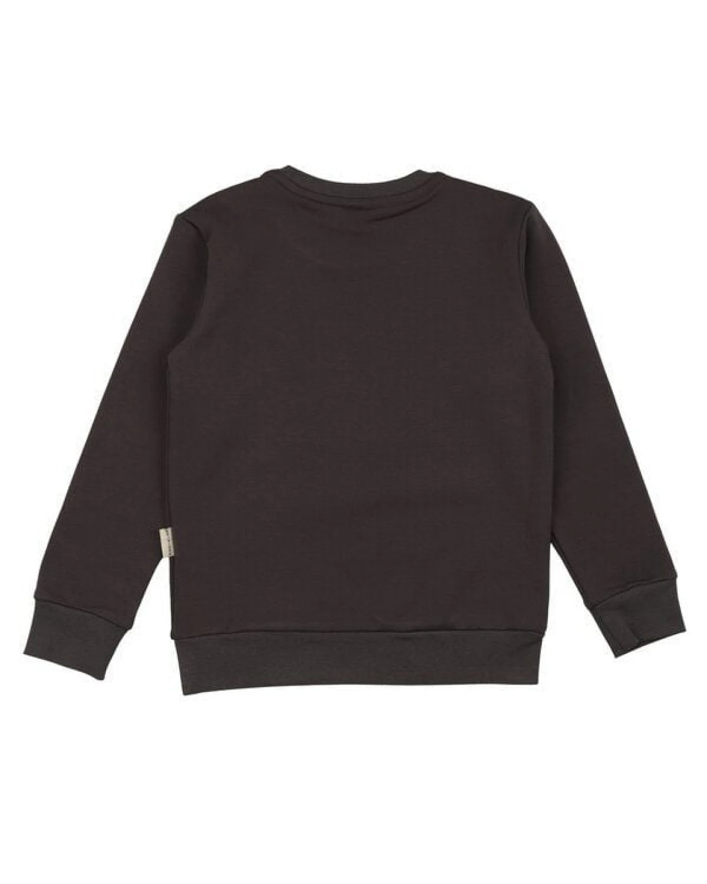 Kleinkinder Sweatshirt Anthrazit aus Baumwolle mit Elasthan – kuschelweicher Walkiddy Pullover für Alltag, Kita, Freizeit, Lagenlook & kühle Tage, nachhaltige Kinderkleidung – Ansicht 4