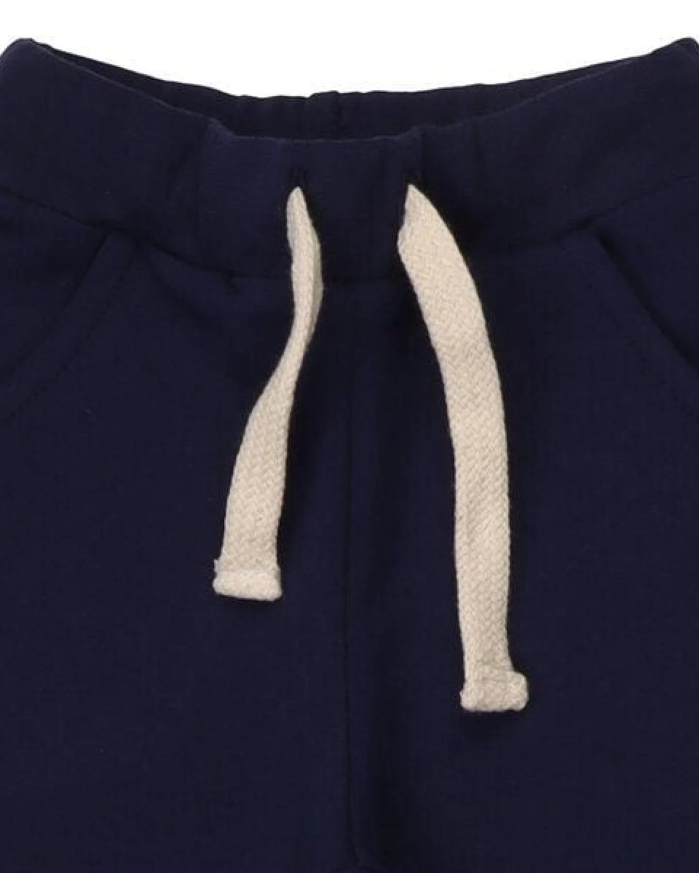 Kinder Jogger GOTS zertifiziert, Bio-Baumwolle, dunkelblau, „Abyssal Depths“, weich, elastischer Bund – Walkiddy – Ansicht 4