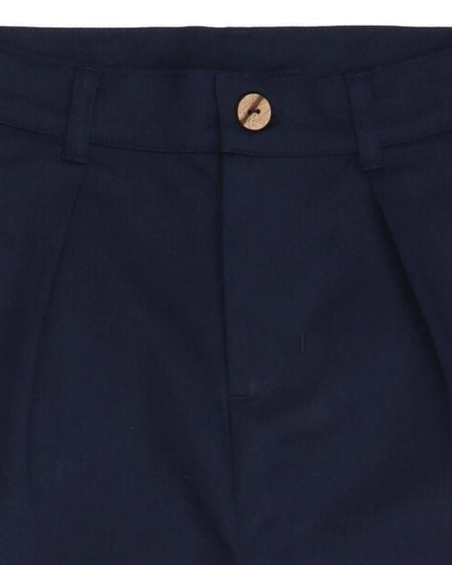 Kinderhose weit GOTS zertifiziert, Bio-Baumwolle, dunkelblau, „Abyssal Depths“, weich, bequemer Bund – Walkiddy – Ansicht 4