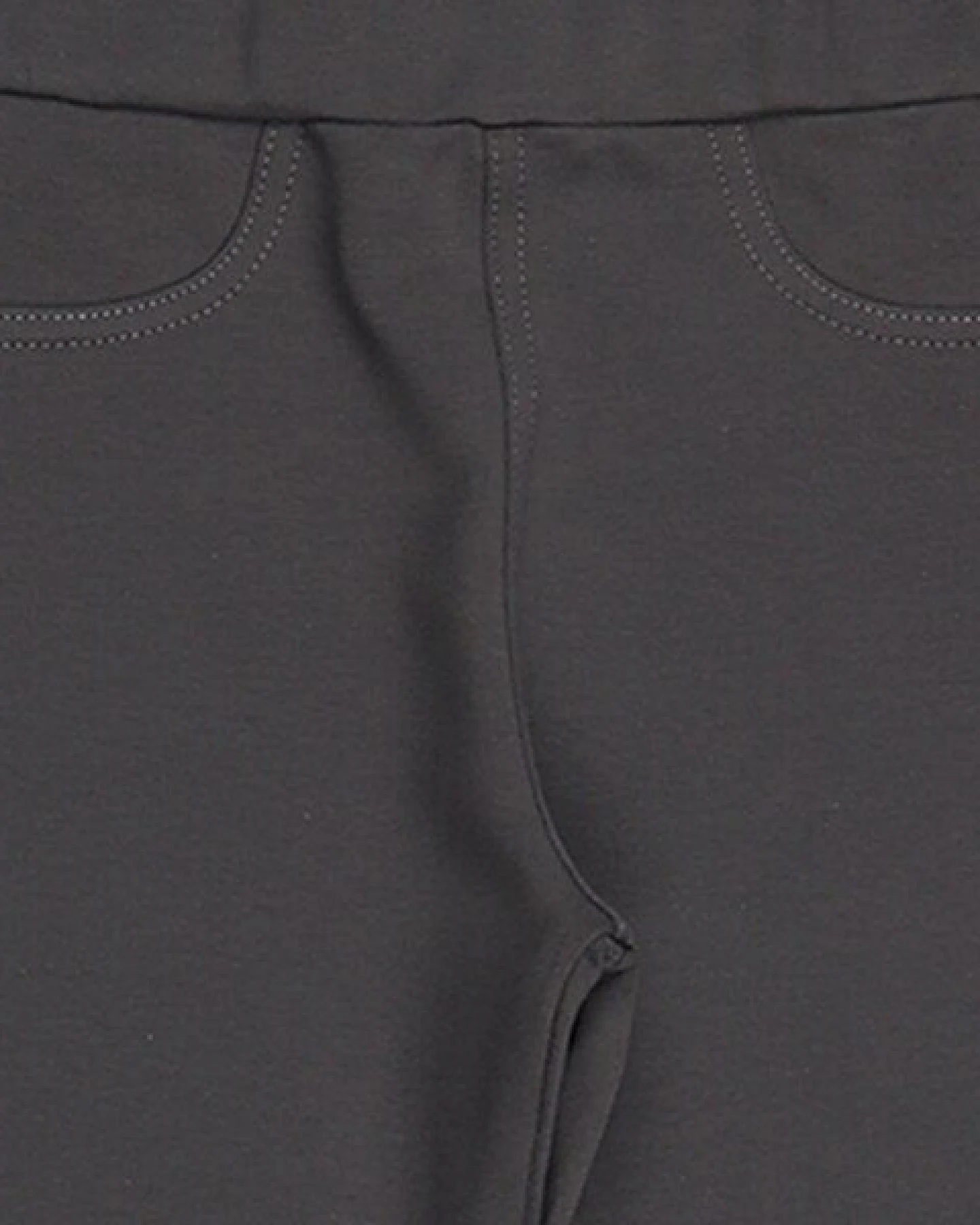 Kinder Sweat-Leggings GOTS-zertifiziert aus Bio-Baumwolle, anthrazit – Walkiddy, weich mit elastischem Bund – Ansicht 4