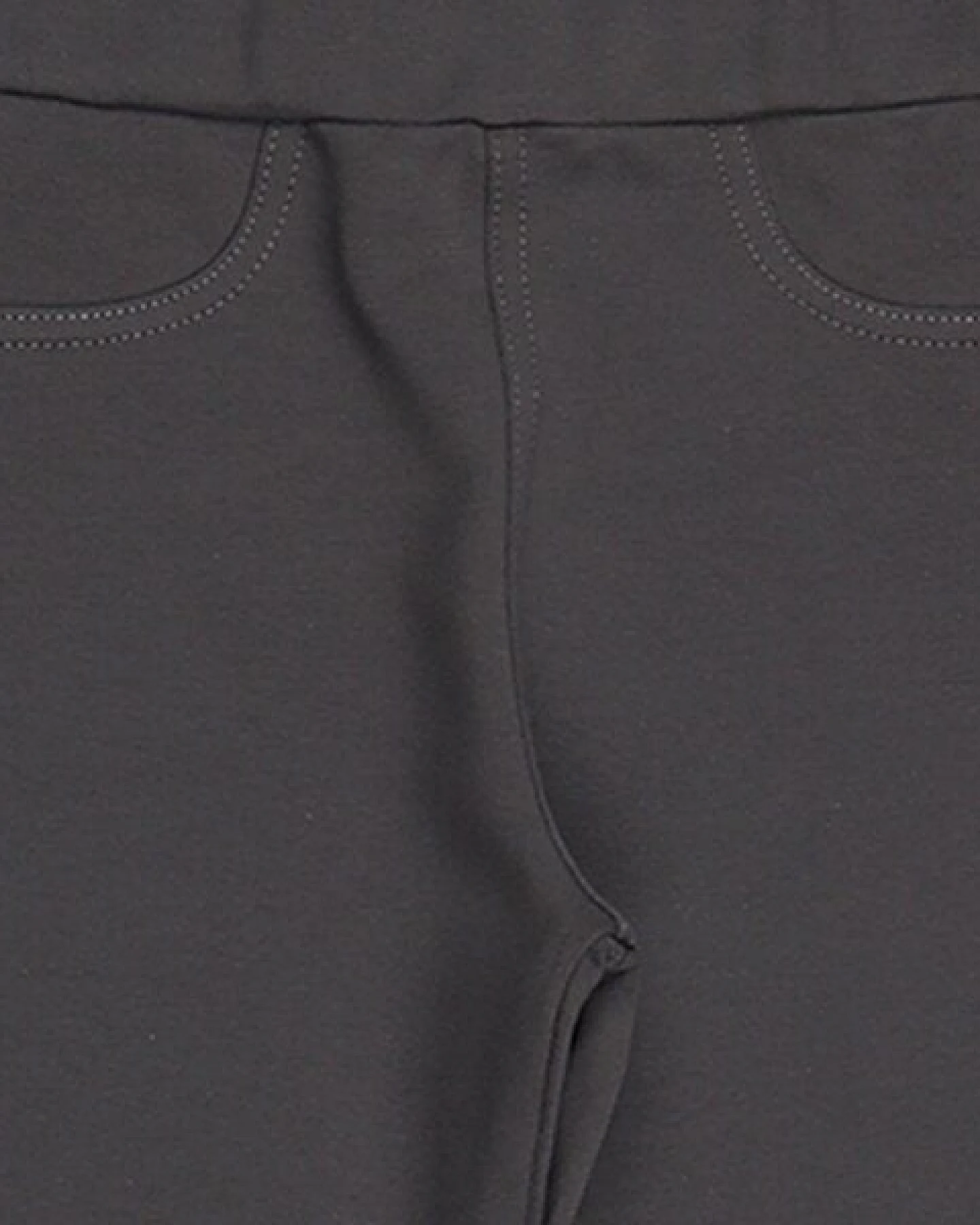 Kinder Sweat-Leggings GOTS-zertifiziert aus Bio-Baumwolle, anthrazit – Walkiddy, weich mit elastischem Bund – Ansicht 4