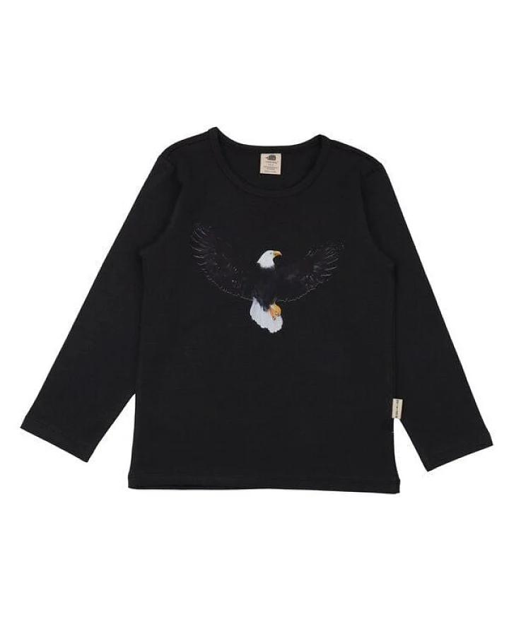 Jungen Langarmshirt Anthrazit aus Baumwolle mit Elasthan – elastisches Walkiddy Shirt für Schule, Freizeit & Alltag, ideal für empfindliche Kinderhaut und als Unterziehshirt im Winter