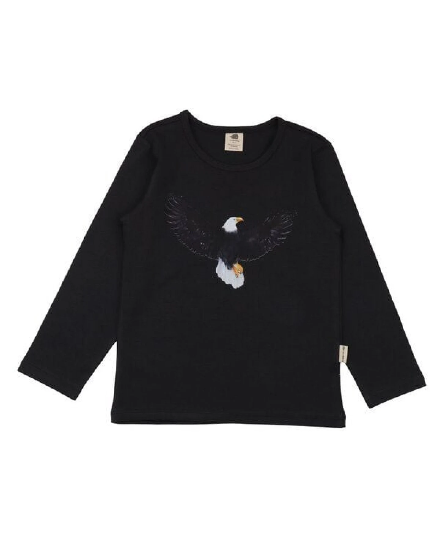 Jungen Langarmshirt Anthrazit aus Baumwolle mit Elasthan – elastisches Walkiddy Shirt für Schule, Freizeit & Alltag, ideal für empfindliche Kinderhaut und als Unterziehshirt im Winter – Ansicht 2