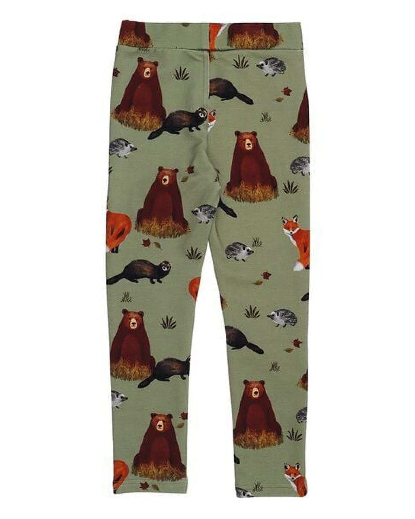 Kinder Sweat-Leggings GOTS-zertifiziert aus Bio-Baumwolle mit Herbstmotiv – Walkiddy – Ansicht 3