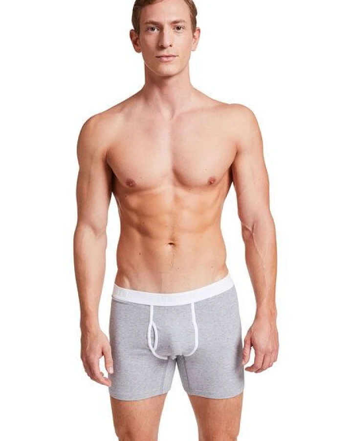 VATTER Boxer Brief "Classy Claus" Grau Melange