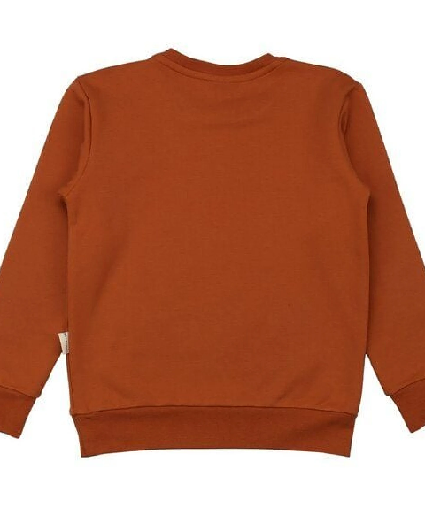 Kinder Sweatshirt GOTS-zertifiziert aus Bio-Baumwolle, braun mit Tiermotiv, langarm – Walkiddy, weich & hautfreundlich für Alltag und Kindergarten – Ansicht 4