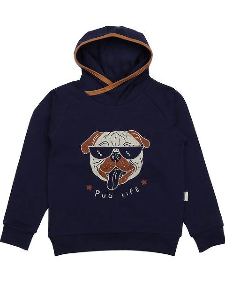 Kapuzenpullover Bio-Baumwolle elastisch – Walkiddy, „Autumn Leaves“