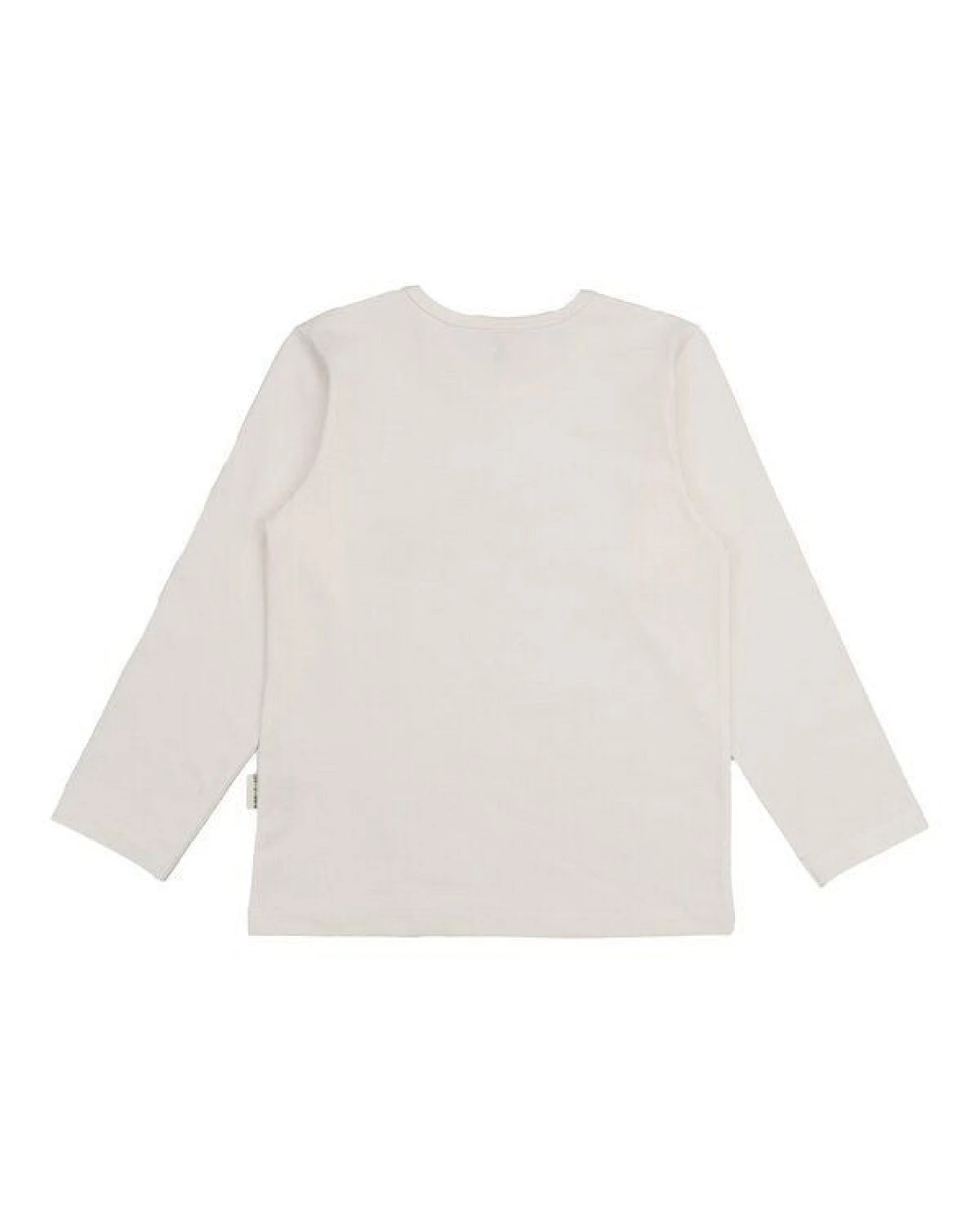Kinder Langarmshirt GOTS-zertifiziert aus Bio-Baumwolle creme mit Hunde-Motiv – Walkiddy – Ansicht 4