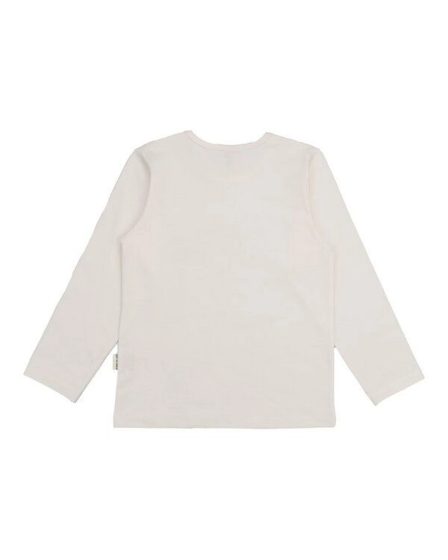 Kinder Langarmshirt GOTS-zertifiziert aus Bio-Baumwolle creme mit Hunde-Motiv – Walkiddy – Ansicht 4