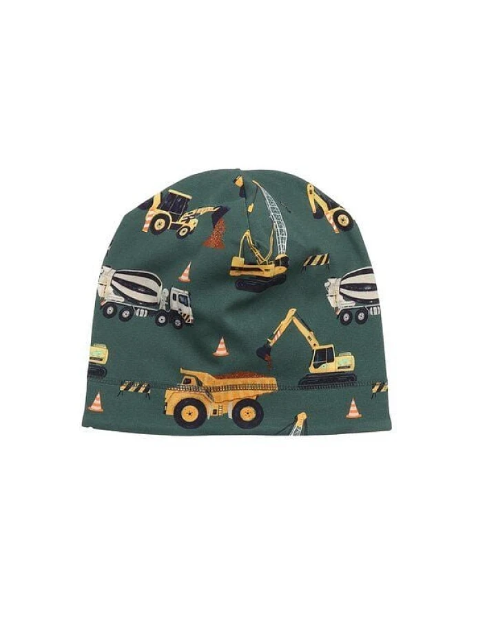 Baby & Kinder Beanie GOTS zertifiziert Bio-Baumwolle Curry-Gelb uni doppellagig weich elastisch – Walkiddy