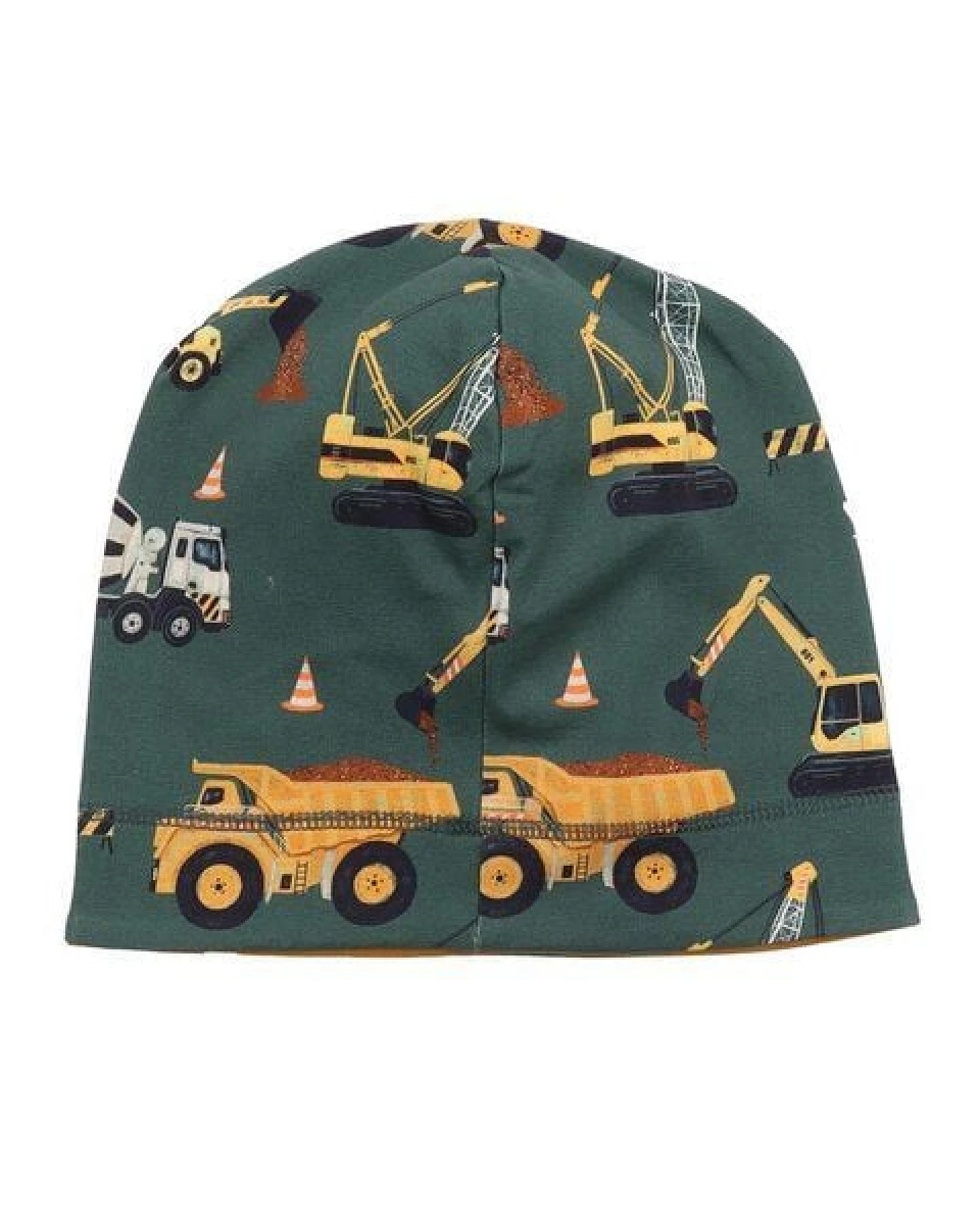 Baby & Kinder Beanie GOTS zertifiziert Bio-Baumwolle Curry-Gelb uni doppellagig weich elastisch – Walkiddy – Ansicht 4