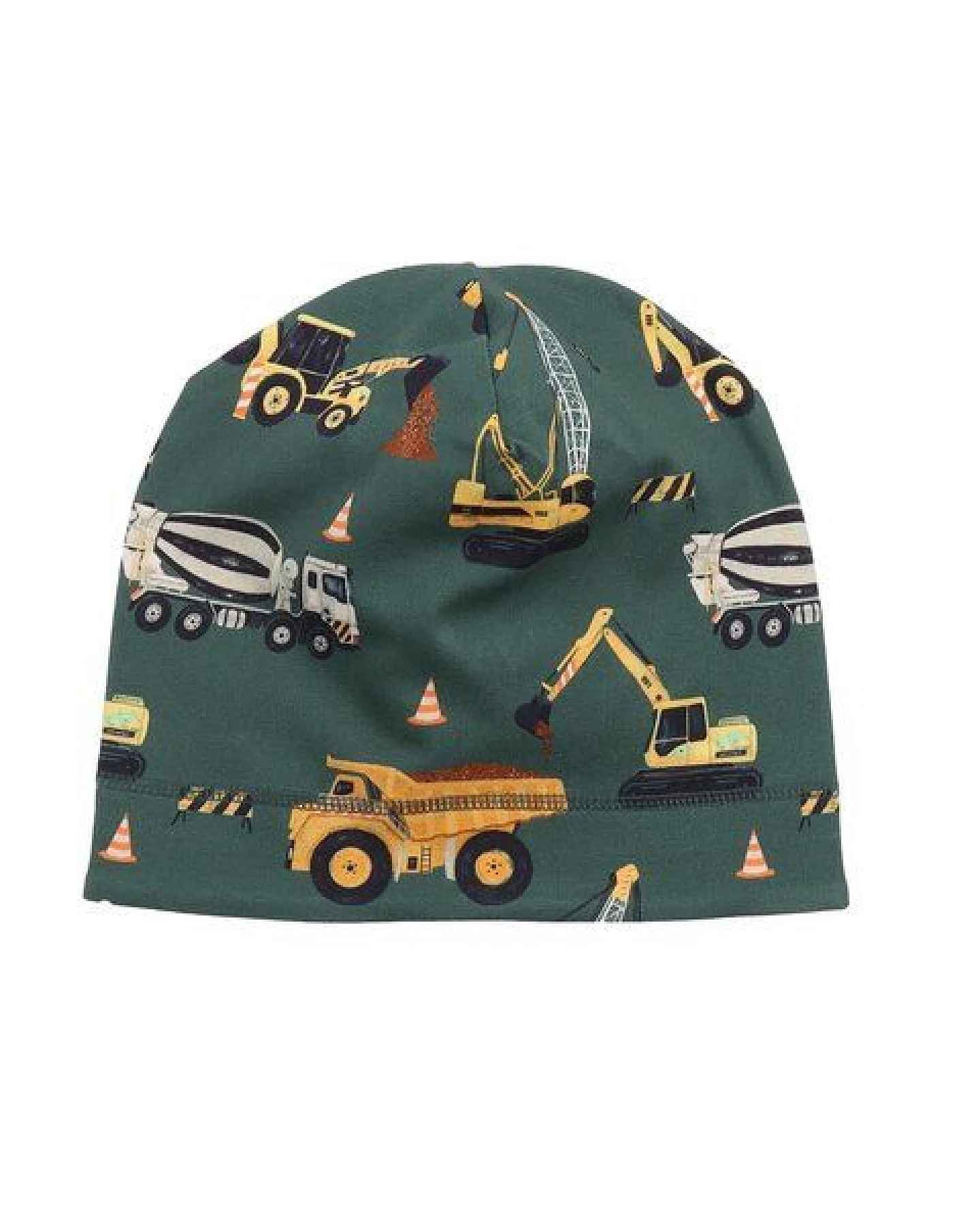 Baby & Kinder Beanie GOTS zertifiziert Bio-Baumwolle Curry-Gelb uni doppellagig weich elastisch – Walkiddy – Ansicht 2