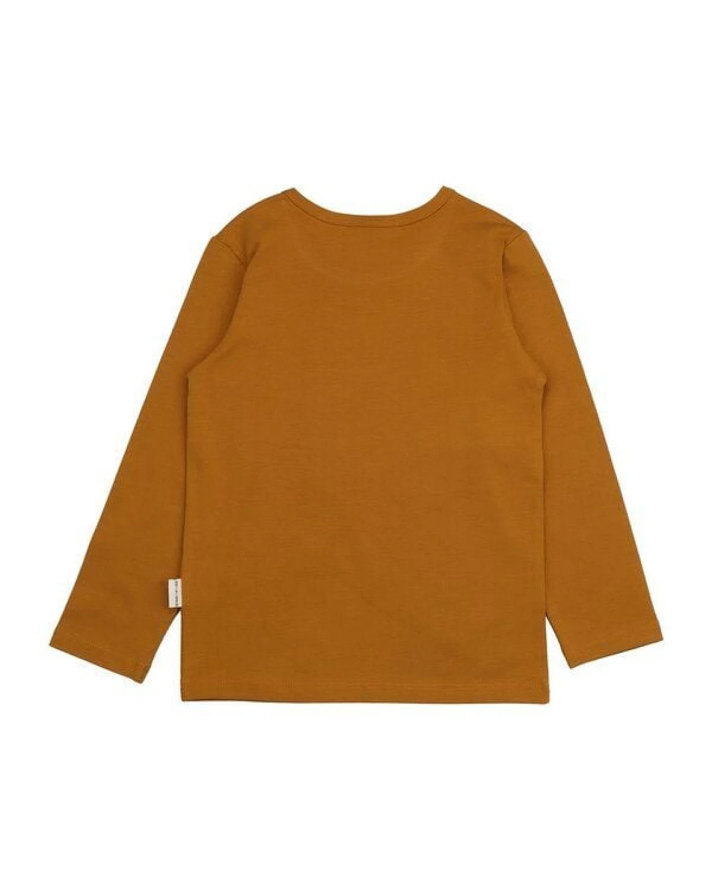 Kinder Langarmshirt GOTS-zertifiziert aus Bio-Baumwolle karamellbraun mit Fahrzeuge-Motiv „Crazy Machines“ – Walkiddy – Ansicht 4