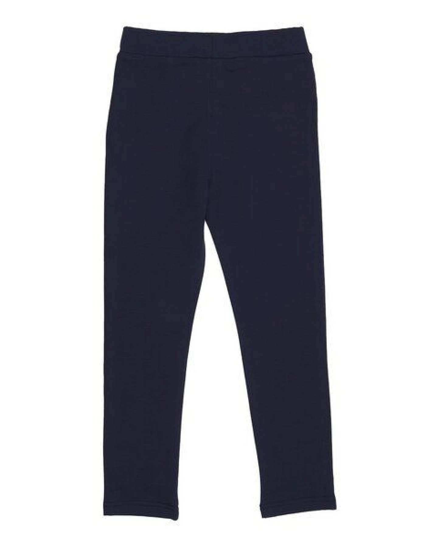 Kinder Sweat-Leggings GOTS-zertifiziert aus Bio-Baumwolle mit Elasthan, dunkelblau – Walkiddy, weich, elastischer Bund & alltagstauglicher Schnitt – Ansicht 3