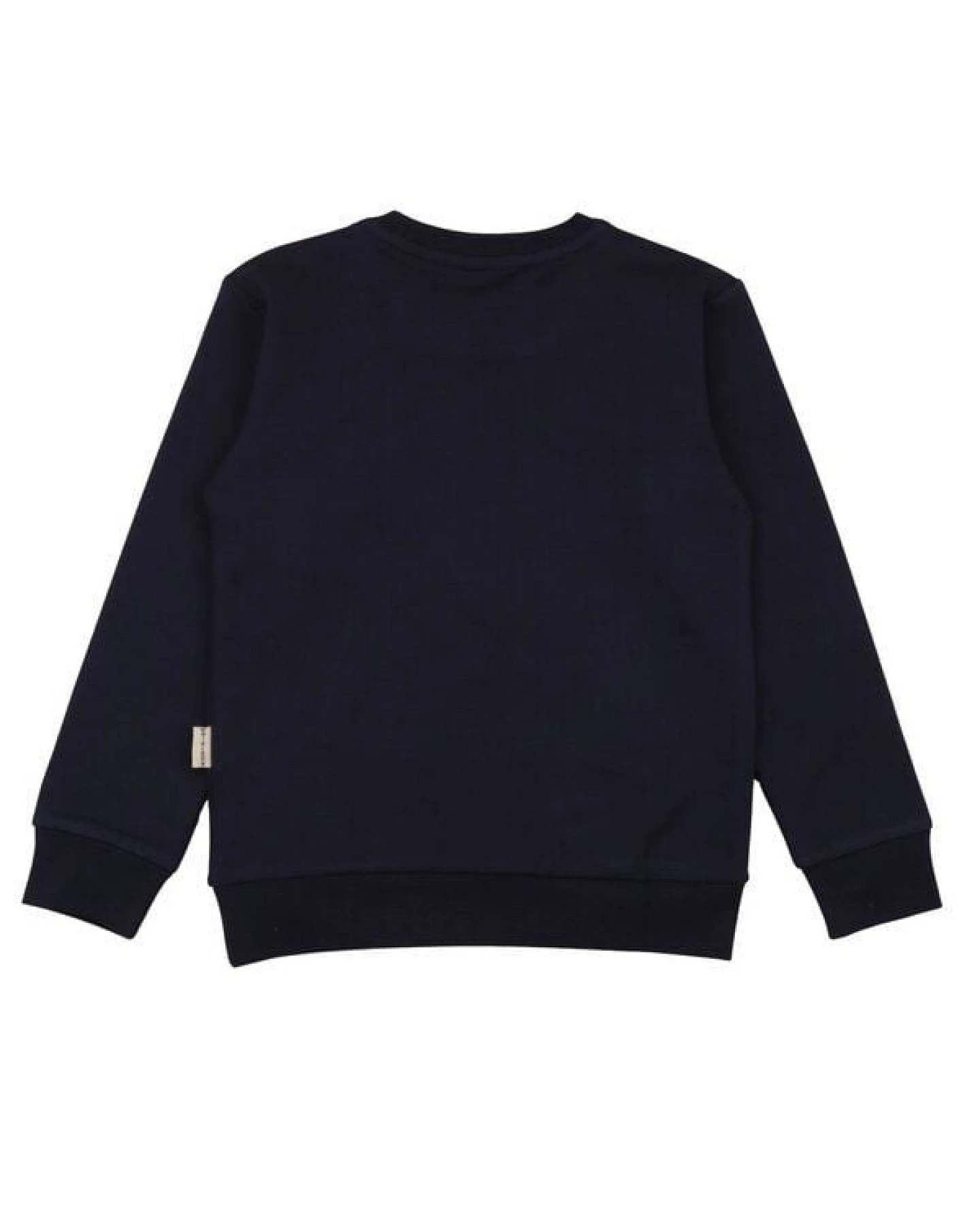 Kinder Sweatshirt Bio-Baumwolle GOTS navy von Walkiddy – gemütlicher, robuster Pullover für Alltag und Kita, nachhaltig, fair und angenehm weich auf der Haut – perfekt zum Kombinieren – Ansicht 4