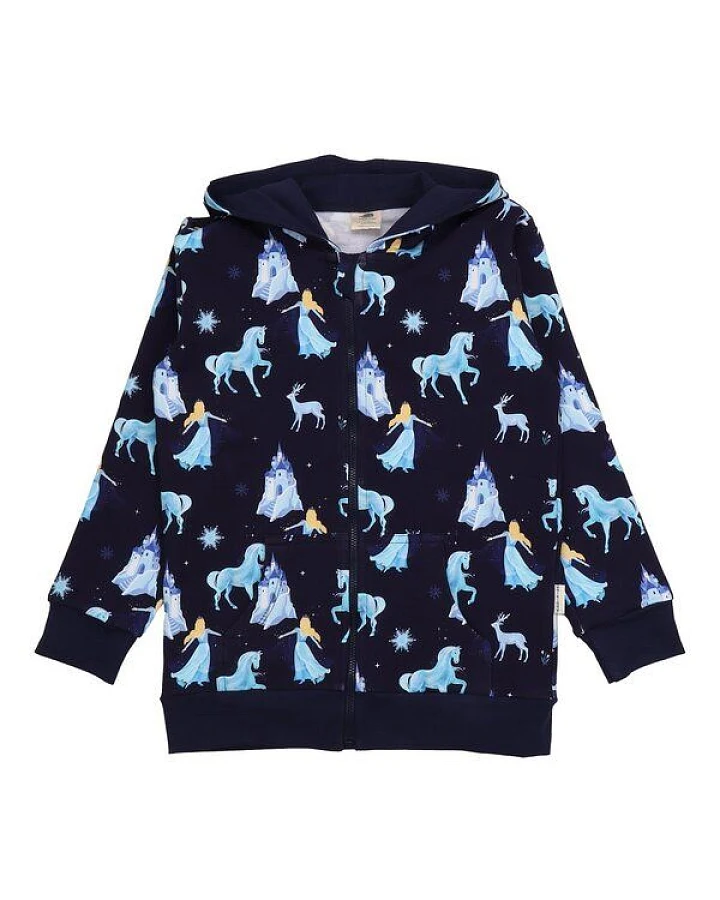 Kleinkinder Sweatjacke Fantastic Wonderland aus Baumwolle mit Elasthan – kuschelweiche Walkiddy Kapuzenjacke für Alltag, Kita & Spielplatz, perfekt für Übergangszeit und Lagenlook