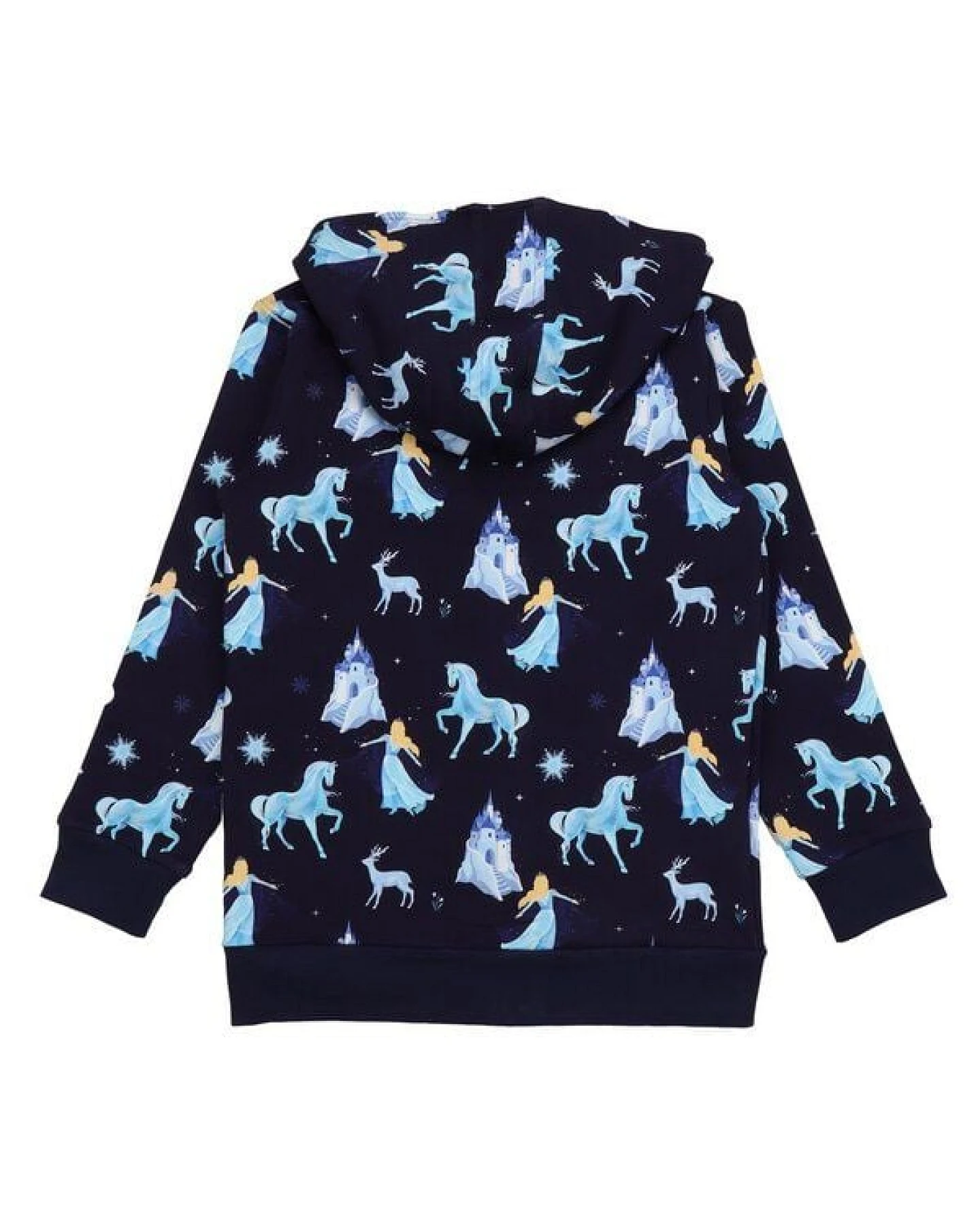 Kleinkinder Sweatjacke Fantastic Wonderland aus Baumwolle mit Elasthan – kuschelweiche Walkiddy Kapuzenjacke für Alltag, Kita & Spielplatz, perfekt für Übergangszeit und Lagenlook – Ansicht 3