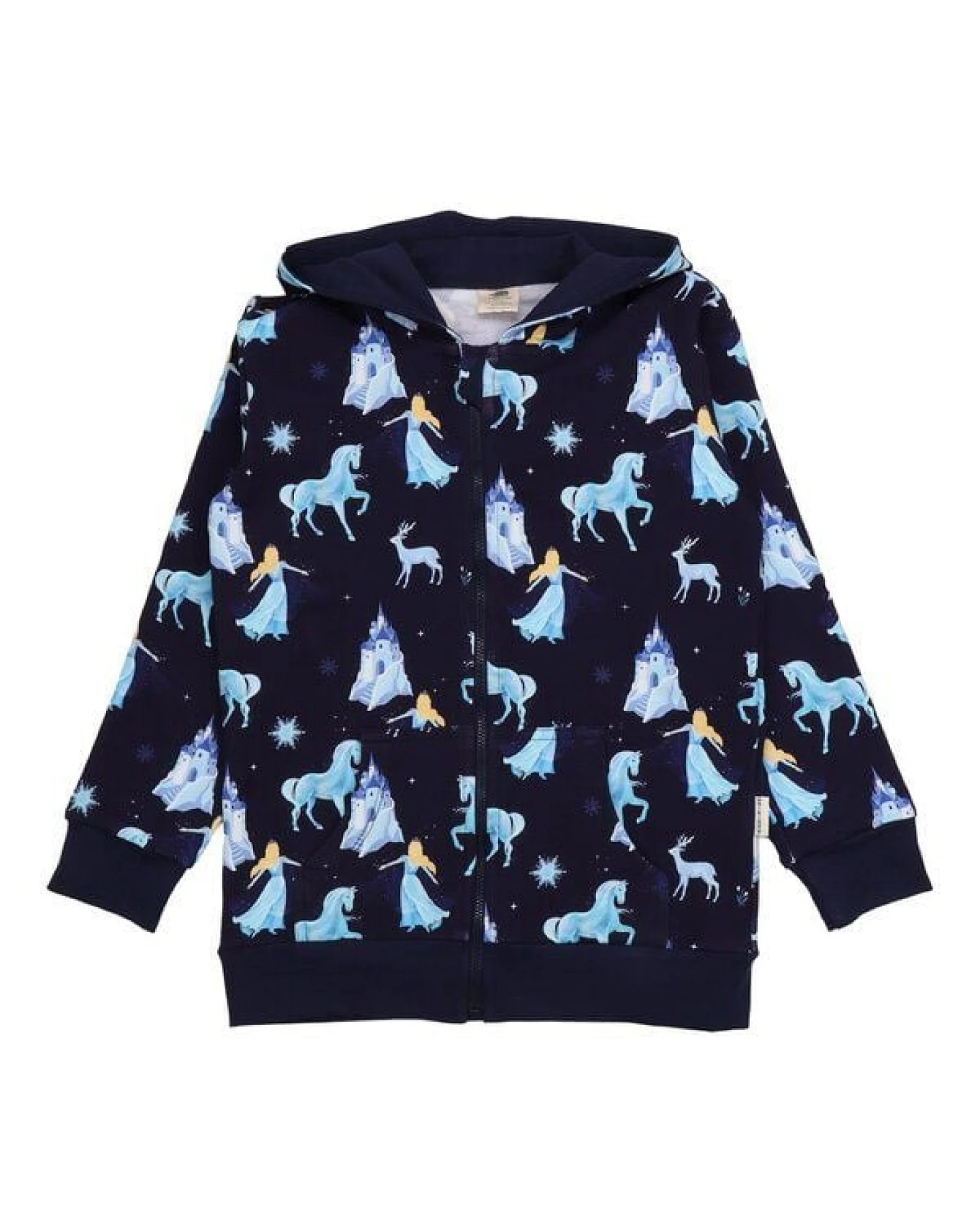 Kleinkinder Sweatjacke Fantastic Wonderland aus Baumwolle mit Elasthan – kuschelweiche Walkiddy Kapuzenjacke für Alltag, Kita & Spielplatz, perfekt für Übergangszeit und Lagenlook – Ansicht 2
