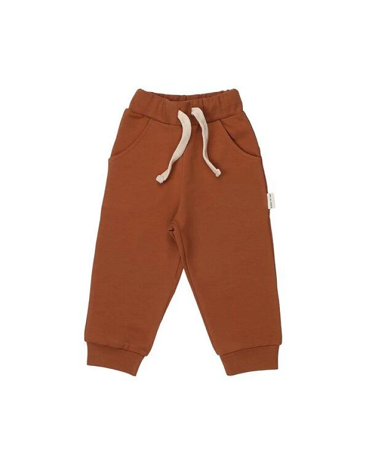 Kinder Jogginghose Bio-Baumwolle, Goldbraun, Walkiddy