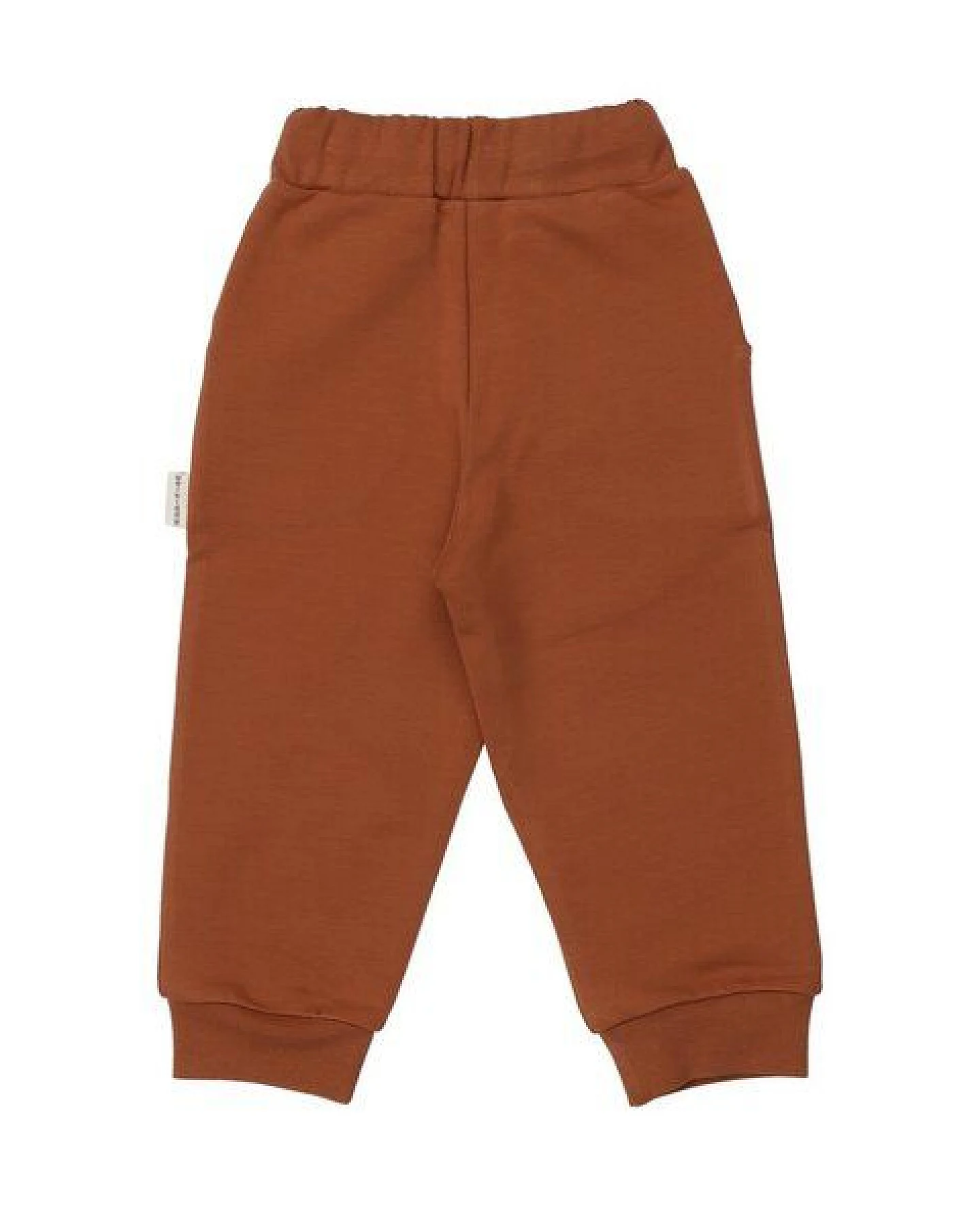 Kinder Jogginghose Bio-Baumwolle, Goldbraun, Walkiddy – Ansicht 3
