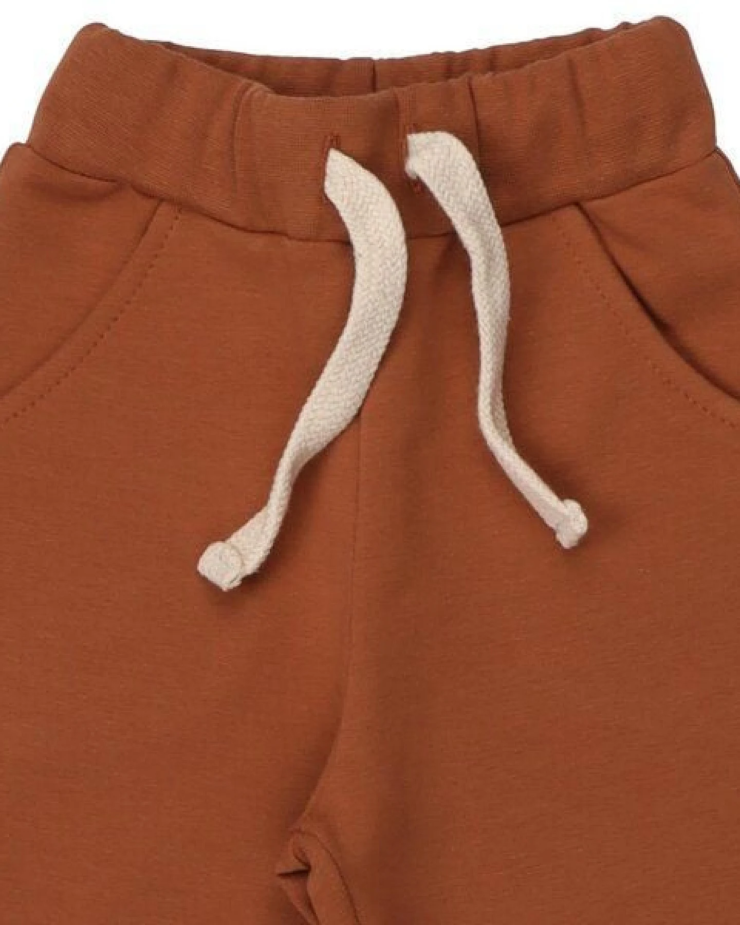 Kinder Jogginghose Bio-Baumwolle, Goldbraun, Walkiddy – Ansicht 4
