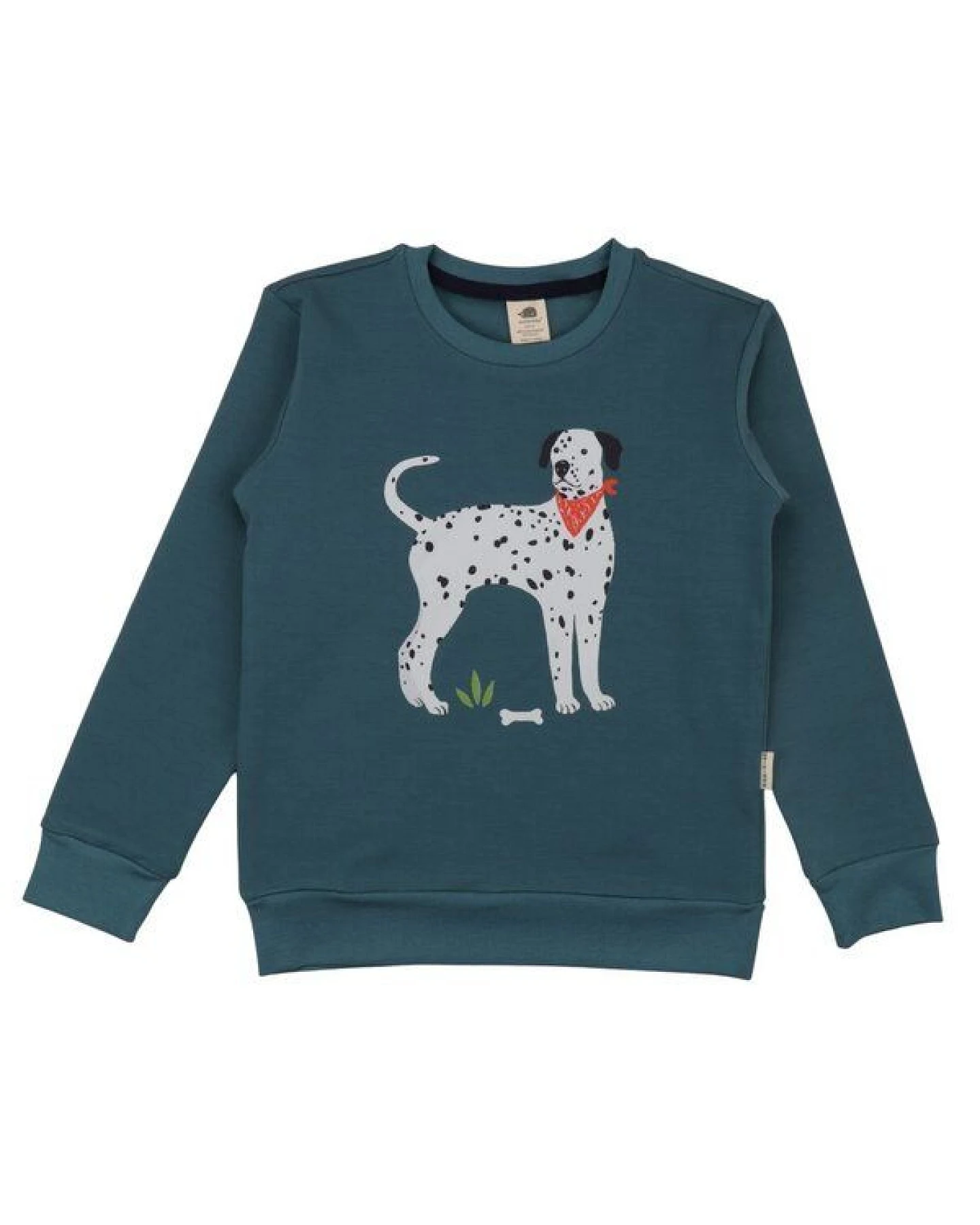 Kinder Sweatshirt Bio-Baumwolle grün Walkiddy Green, GOTS-zertifiziert, weich und robust, vegan, fair produziert, perfekter Alltagsbegleiter für Kindergarten und Schule – Ansicht 2