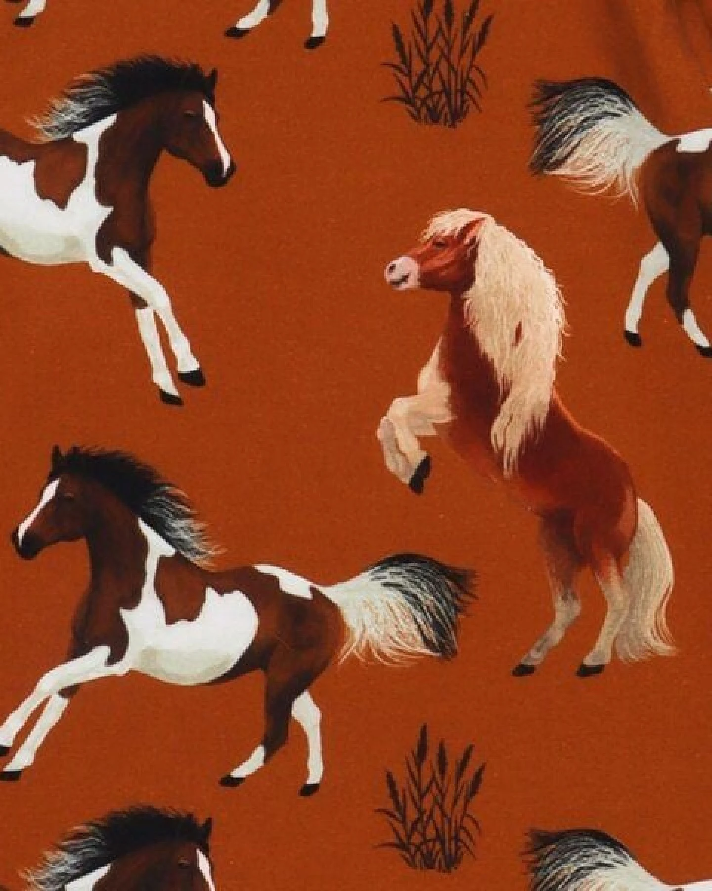 Kinder Langarmshirt Joyful Horses Bio-Baumwolle – GOTS-zertifiziertes Walkiddy Shirt mit Pferde-Print, weich, hautfreundlich & alltagstauglich – Ansicht 3