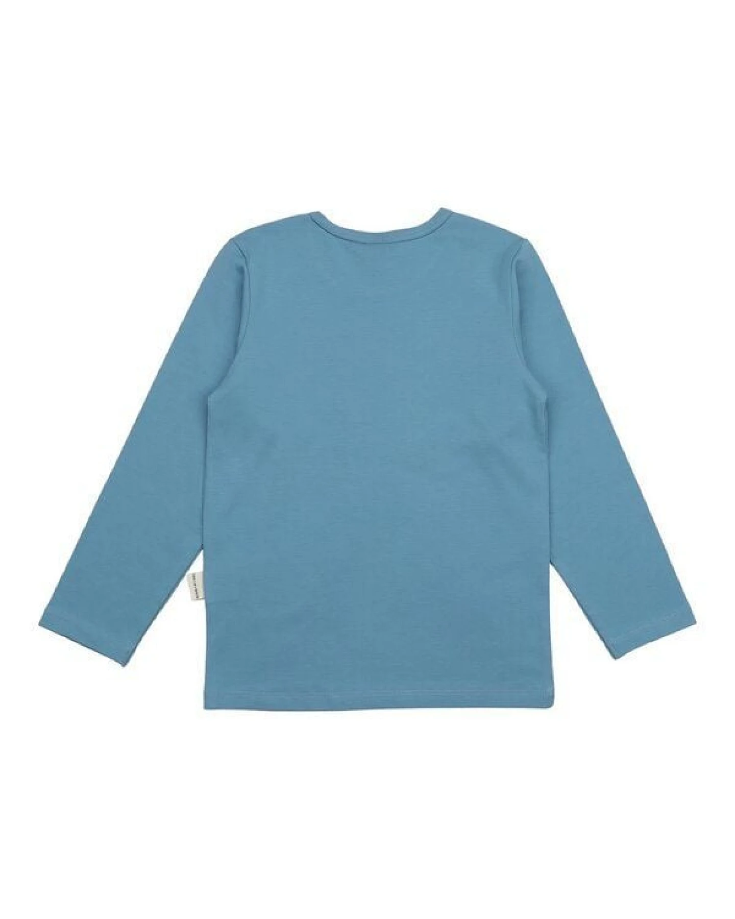 Kinder Langarmshirt Bio-Baumwolle, Hellblau, Wal-Motiv, Walkiddy – Ansicht 4