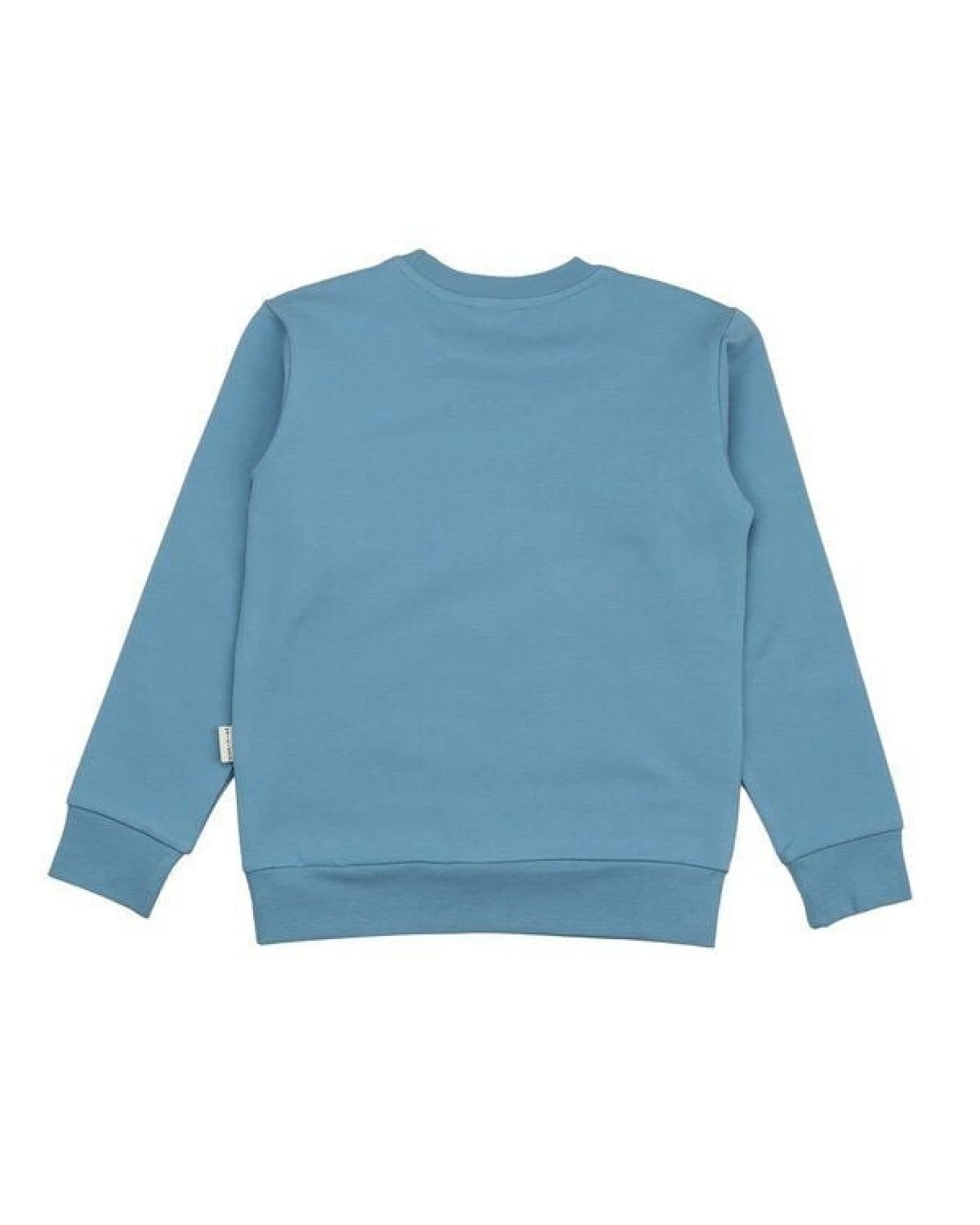 Kinder Sweatshirt GOTS-zertifiziert aus Bio-Baumwolle hellblau mit Wal-Motiv – Walkiddy – Ansicht 4