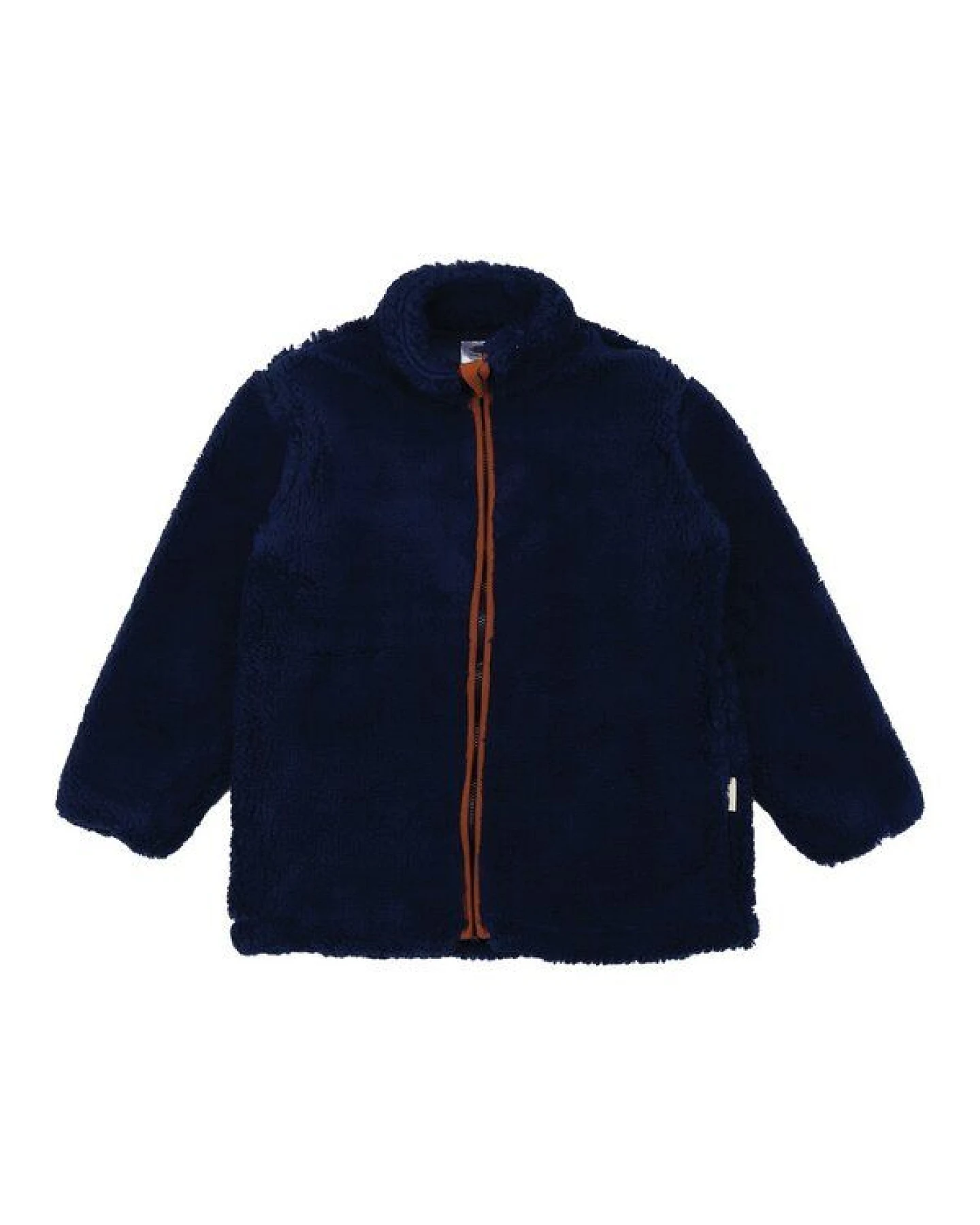 Kinder Fleecejacke – Dunkelblau, warm & kuschelig, Reißverschluss, hoher Kragen, alltagstauglich, gut kombinierbar – Ansicht 2