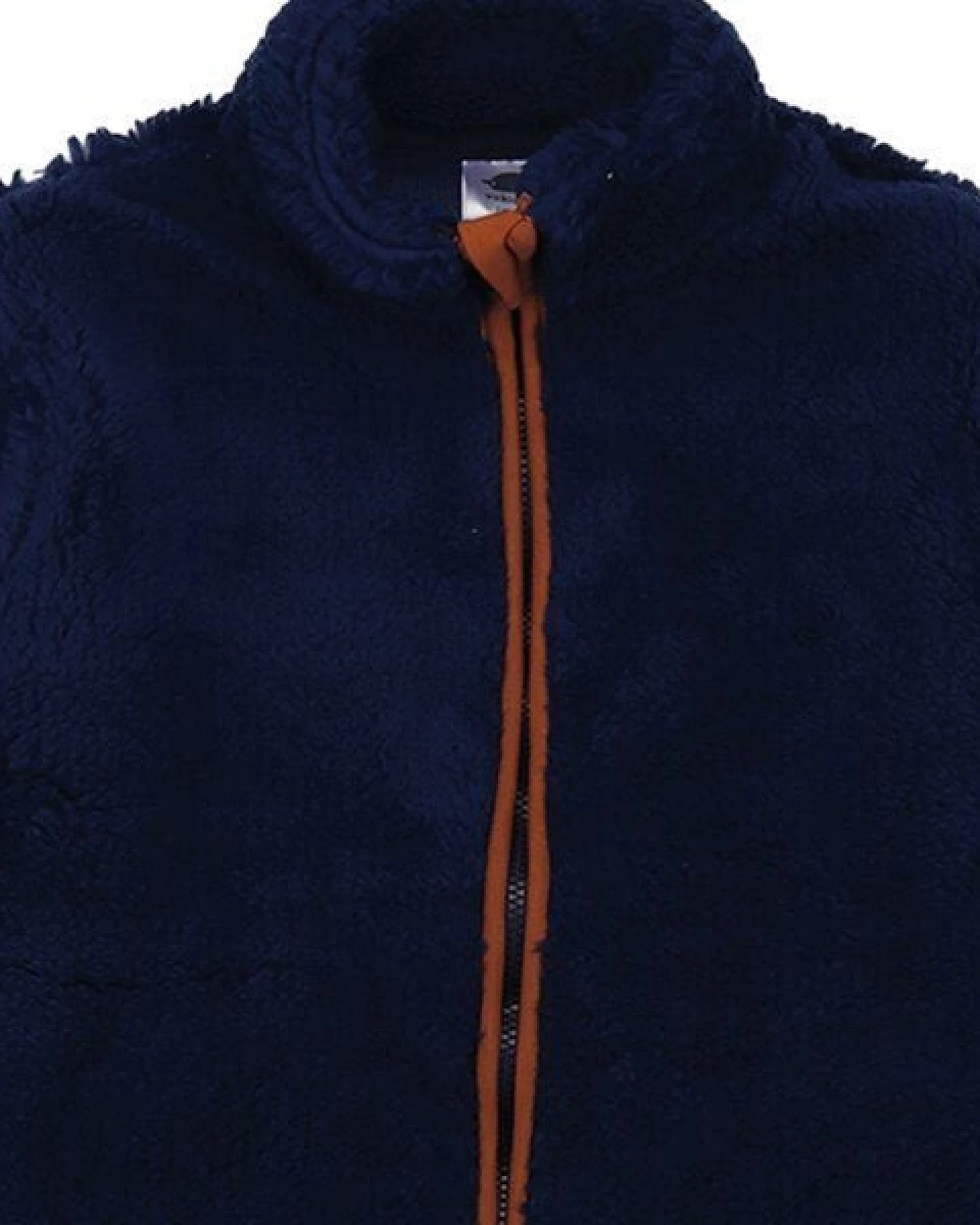 Kinder Fleecejacke – Dunkelblau, warm & kuschelig, Reißverschluss, hoher Kragen, alltagstauglich, gut kombinierbar – Ansicht 4
