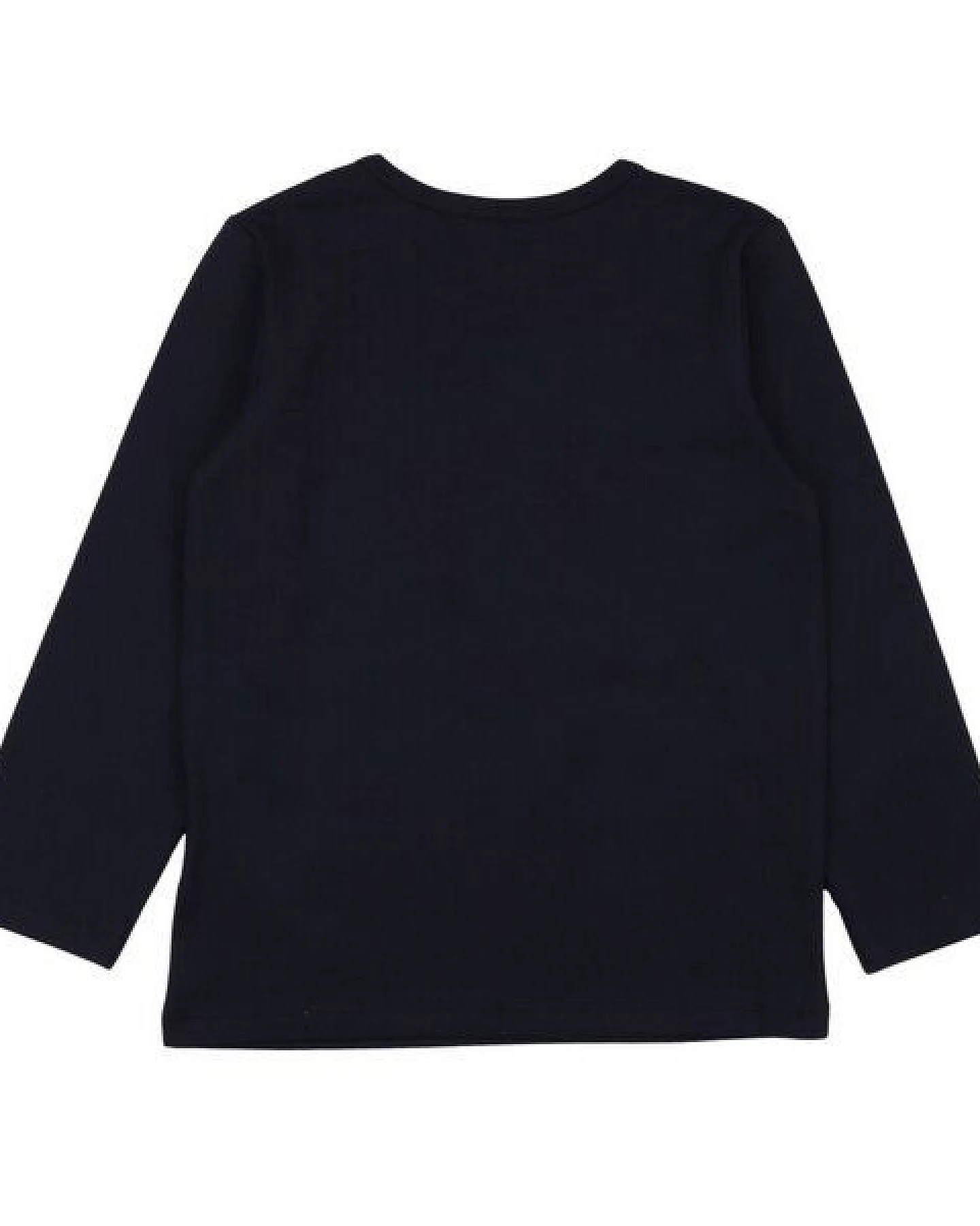 Mädchen Langarmshirt Navy aus Baumwolle mit Elasthan – weiches Walkiddy Shirt für Schule, Freizeit & Alltag, ideal zum Kombinieren mit Jeans, Röcken und Lagenlooks das ganze Jahr – Ansicht 4