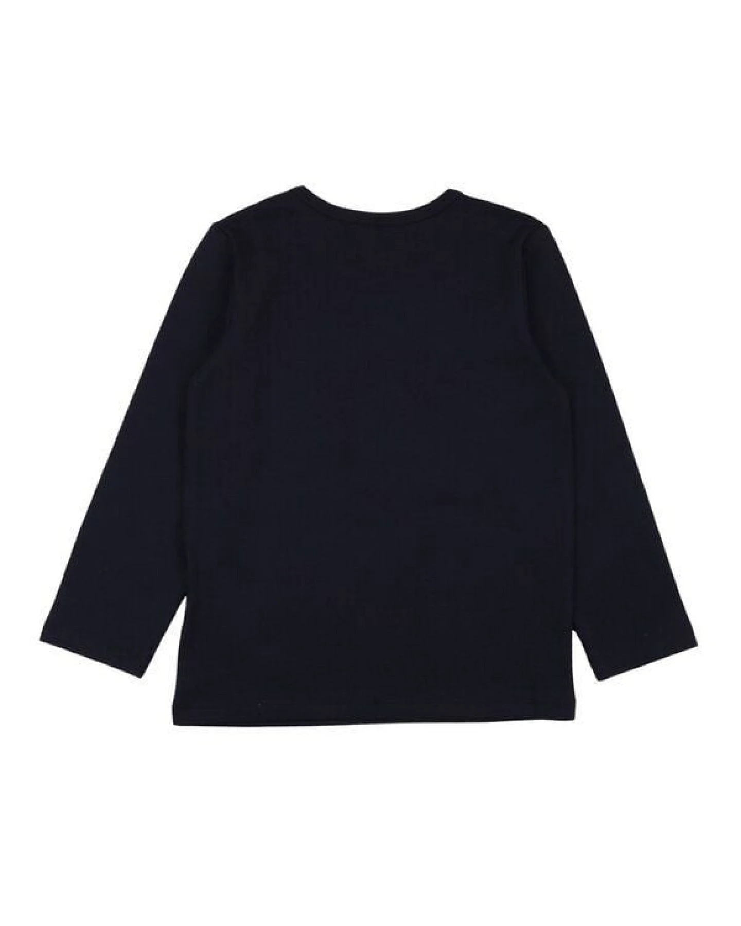 Mädchen Langarmshirt Navy aus Baumwolle mit Elasthan – weiches Walkiddy Shirt für Schule, Freizeit & Alltag, ideal zum Kombinieren mit Jeans, Röcken und Lagenlooks das ganze Jahr – Ansicht 4