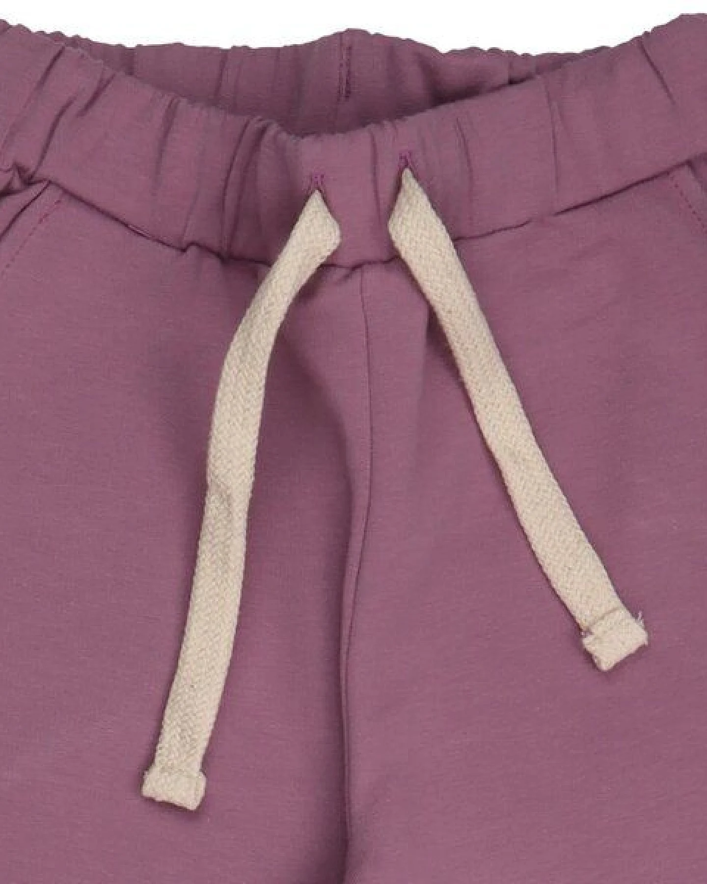 Kinder Schlaghose GOTS-zertifiziert aus Bio-Baumwolle, lila, weites Bein, elastischer Bund – Walkiddy, weich & bequem im Alltag – Ansicht 4
