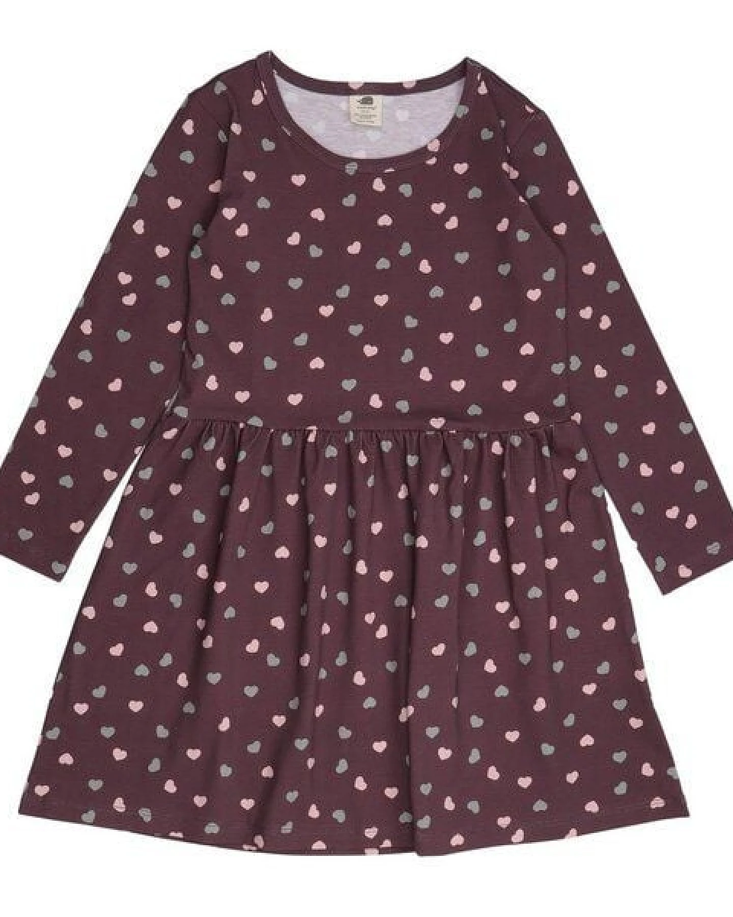 Kinder Kleid Bio-Baumwolle GOTS The Cute Cats Grün von Walkiddy, langärmeliges Sweatkleid mit Katzenprint, bequem, weich, nachhaltig gefertigt, ideal für Alltag, Kindergarten und Feste – Ansicht 2
