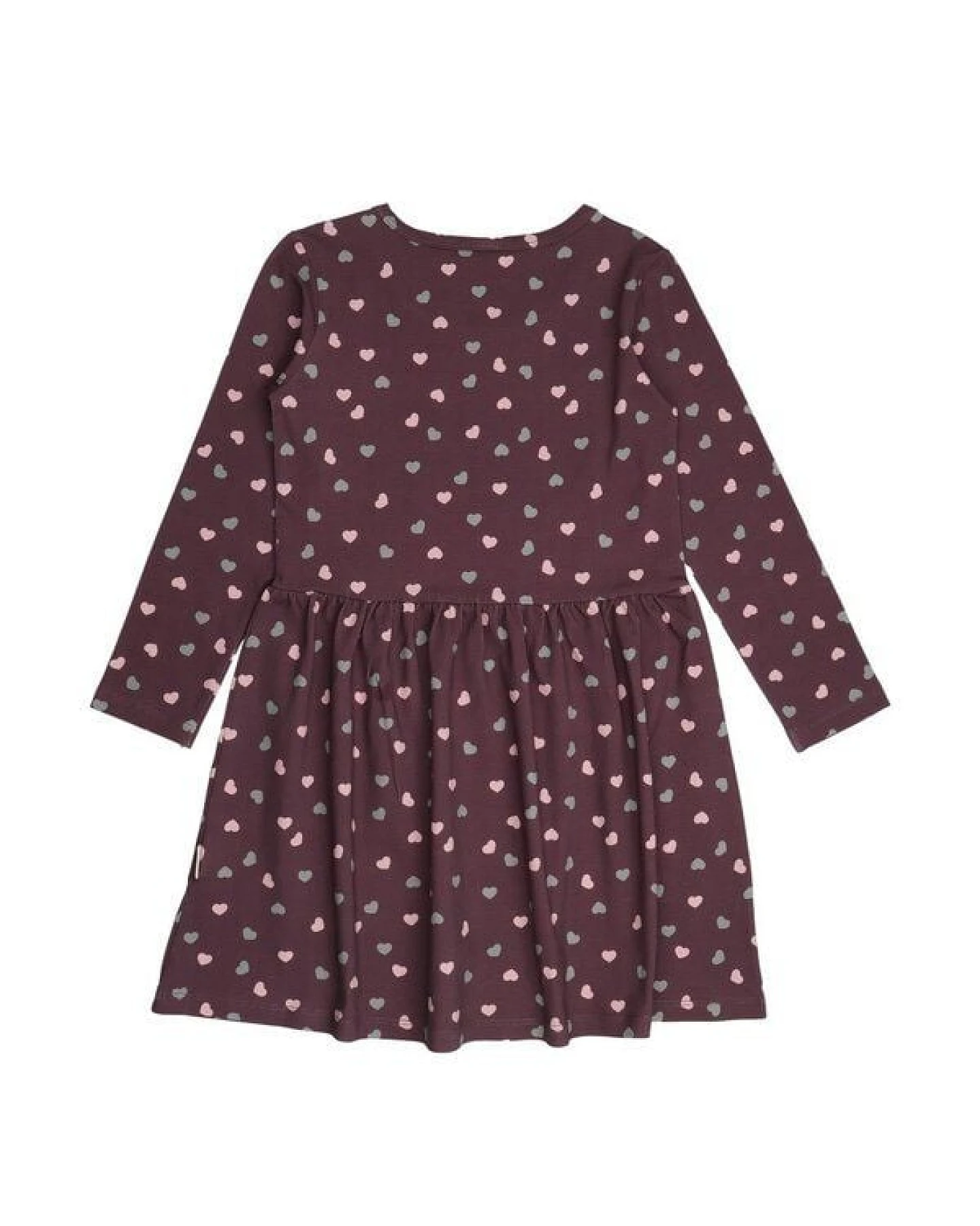 Kinder Kleid Bio-Baumwolle GOTS The Cute Cats Grün von Walkiddy, langärmeliges Sweatkleid mit Katzenprint, bequem, weich, nachhaltig gefertigt, ideal für Alltag, Kindergarten und Feste – Ansicht 3