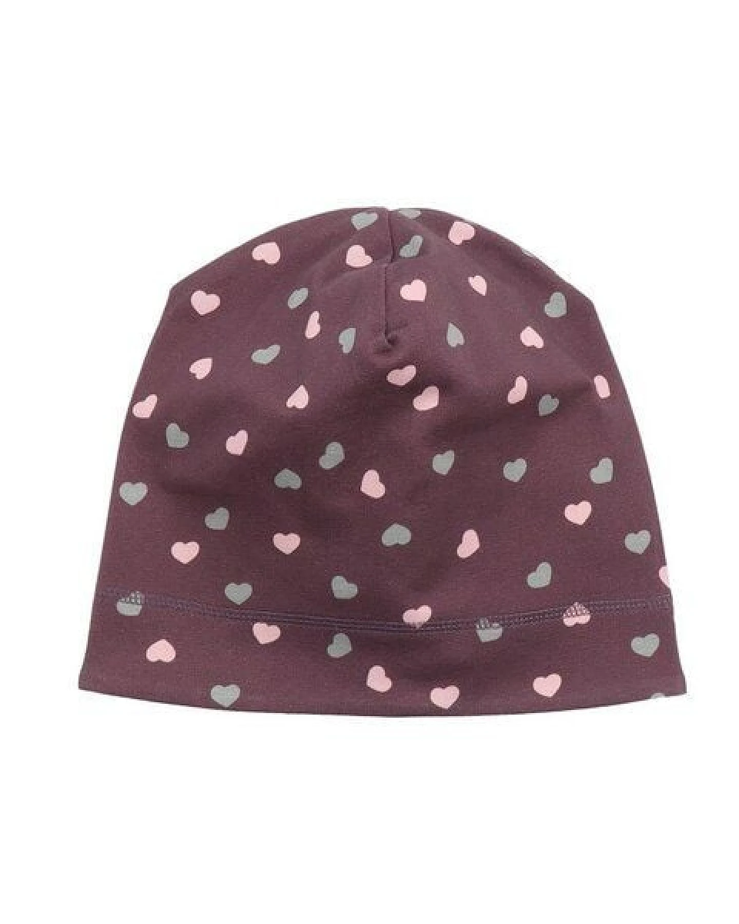 Kinder Beanie GOTS zertifiziert, Bio-Baumwolle, rosa, „Cute Cats“, weich & elastisch, bequem – Walkiddy – Ansicht 4