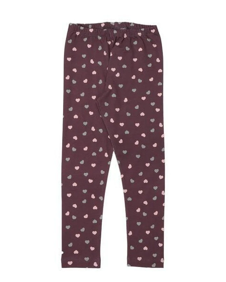 Walkiddy Leggings Kinder Baumwolle The Cute Cats dunkel, anschmiegsame Jersey Hose mit Katzen Print für Alltag, Schule & Freizeit – Cotokids