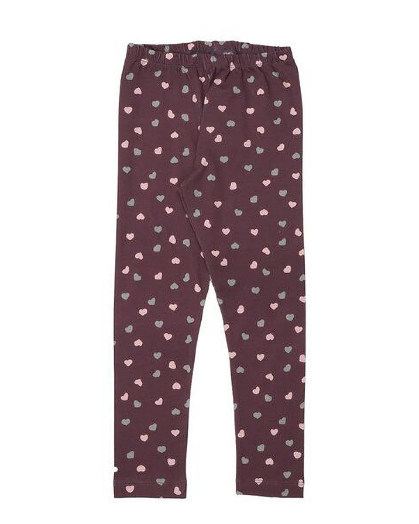 Walkiddy Leggings Kinder Baumwolle The Cute Cats dunkel, anschmiegsame Jersey Hose mit Katzen Print für Alltag, Schule & Freizeit – Cotokids – Ansicht 2