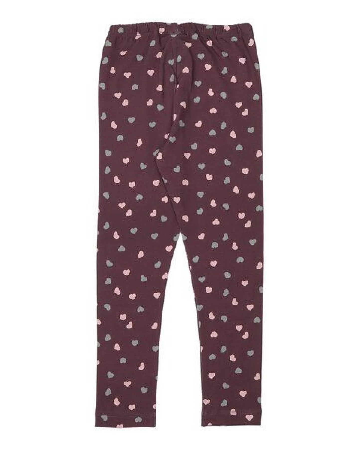 Walkiddy Leggings Kinder Baumwolle The Cute Cats dunkel, anschmiegsame Jersey Hose mit Katzen Print für Alltag, Schule & Freizeit – Cotokids – Ansicht 3