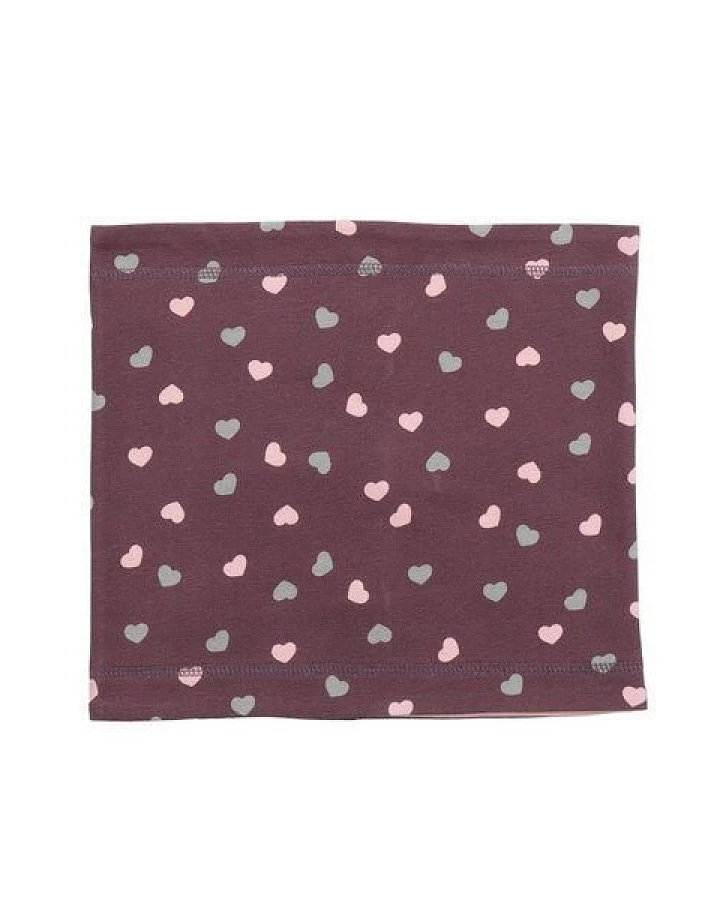 Kinder Loop-Schal GOTS zertifiziert, rosa, „Cute Cats“, weich & bequem – Walkiddy