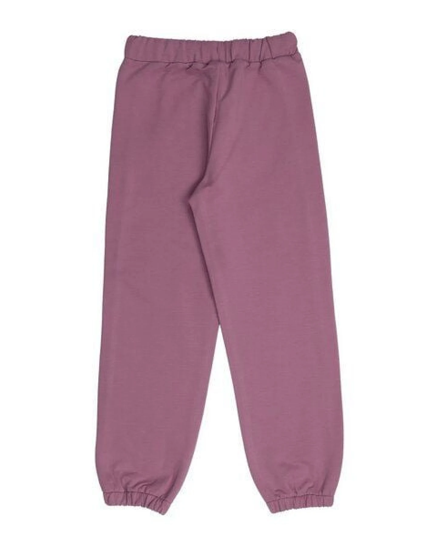 Jogginghose Bio-Baumwolle elastisch – Walkiddy, einfarbig Lila – Ansicht 4