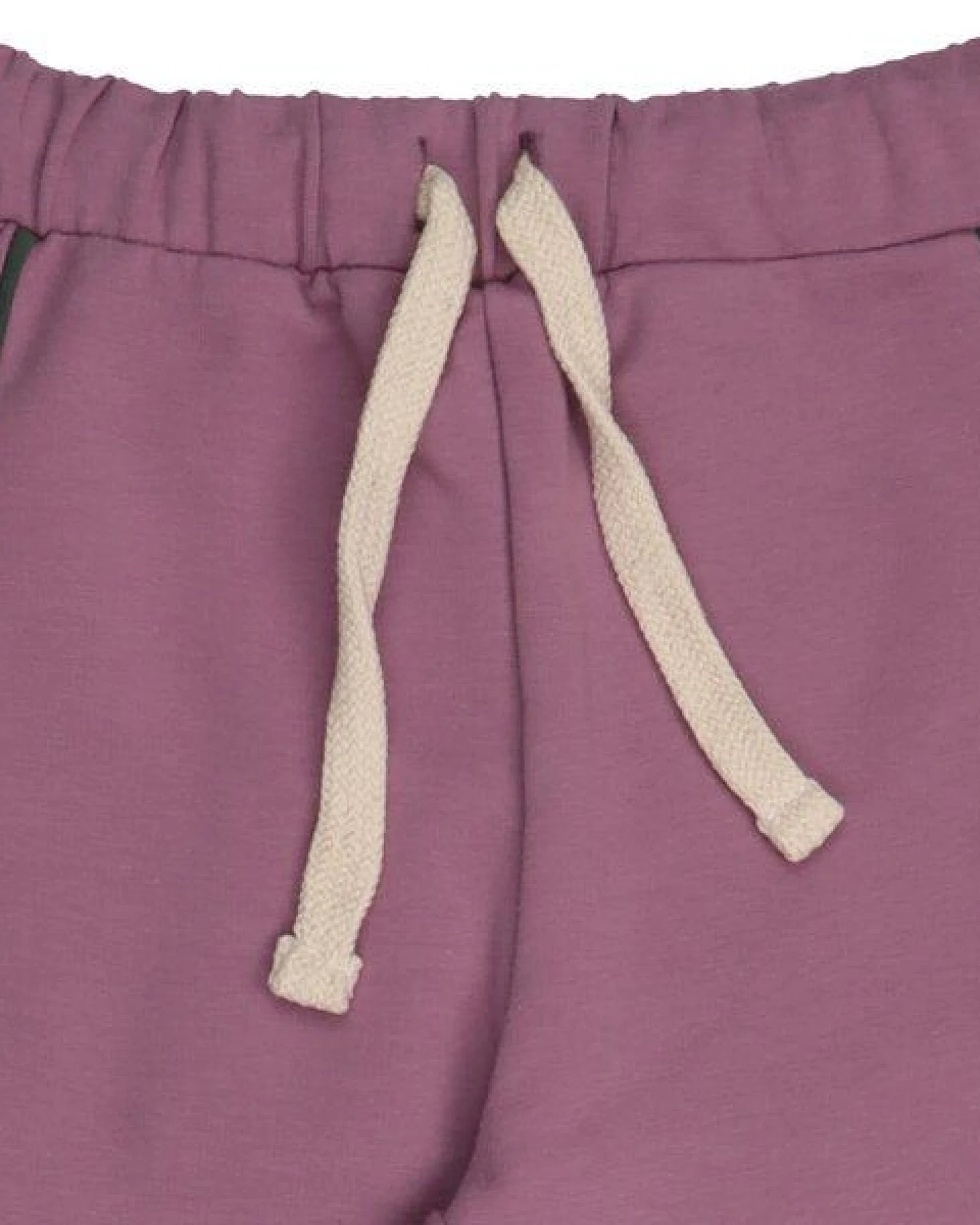 Jogginghose Bio-Baumwolle elastisch – Walkiddy, einfarbig Lila – Ansicht 3